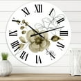 thumbnail image 1 of Designart 1 in Quartz Traditional Wall Clock, 1 of 5