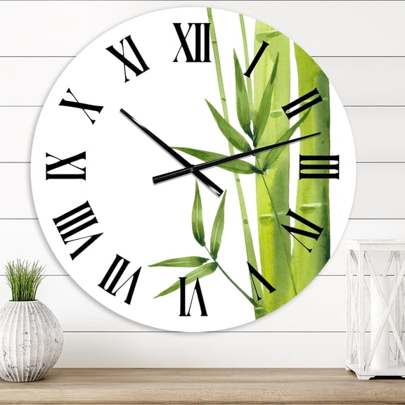 Designart 1 in Quartz Tropical Wall Clock