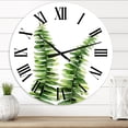 thumbnail image 1 of Designart 1 in Quartz Tropical Wall Clock, 1 of 5