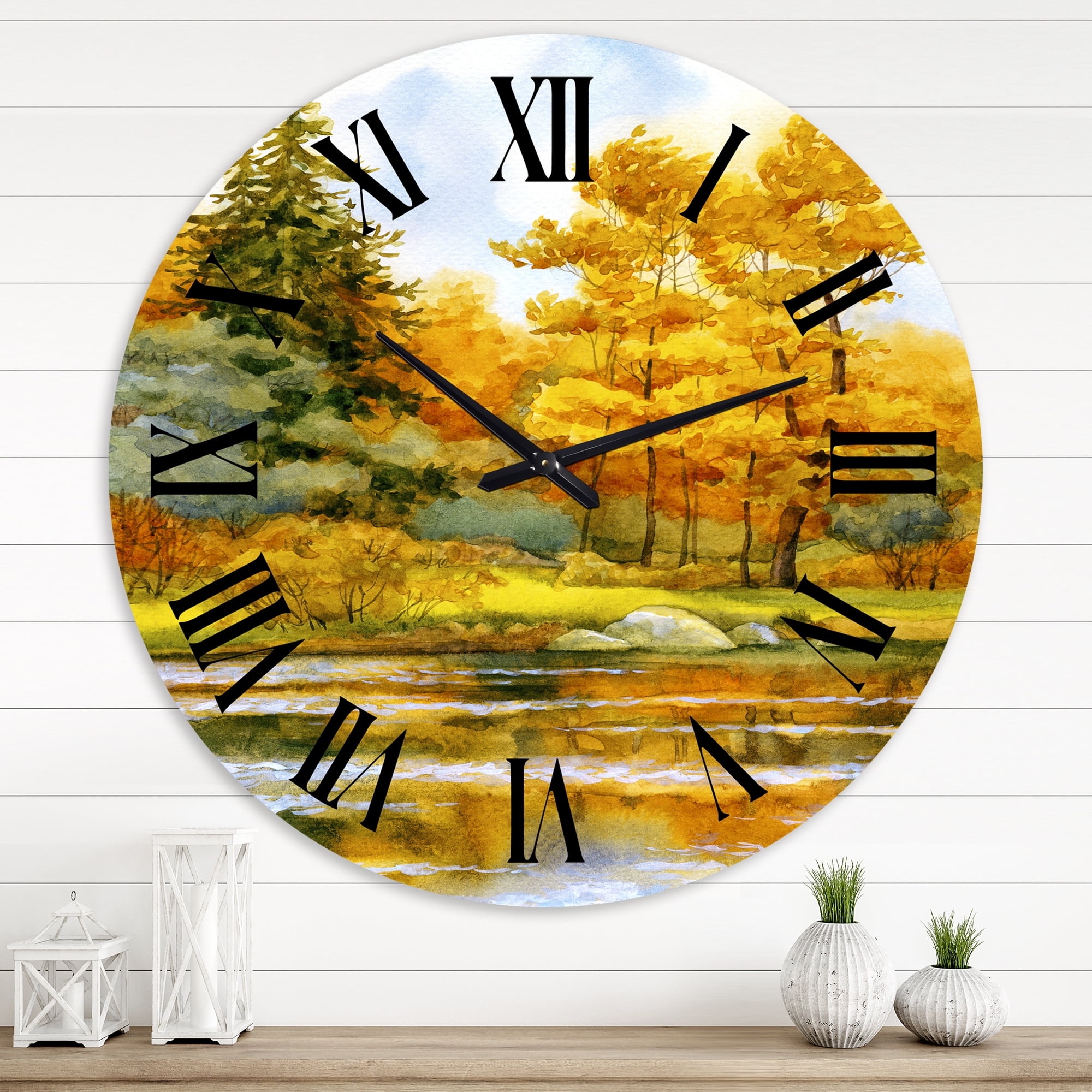 Designart 1 in Quartz Wall Clock