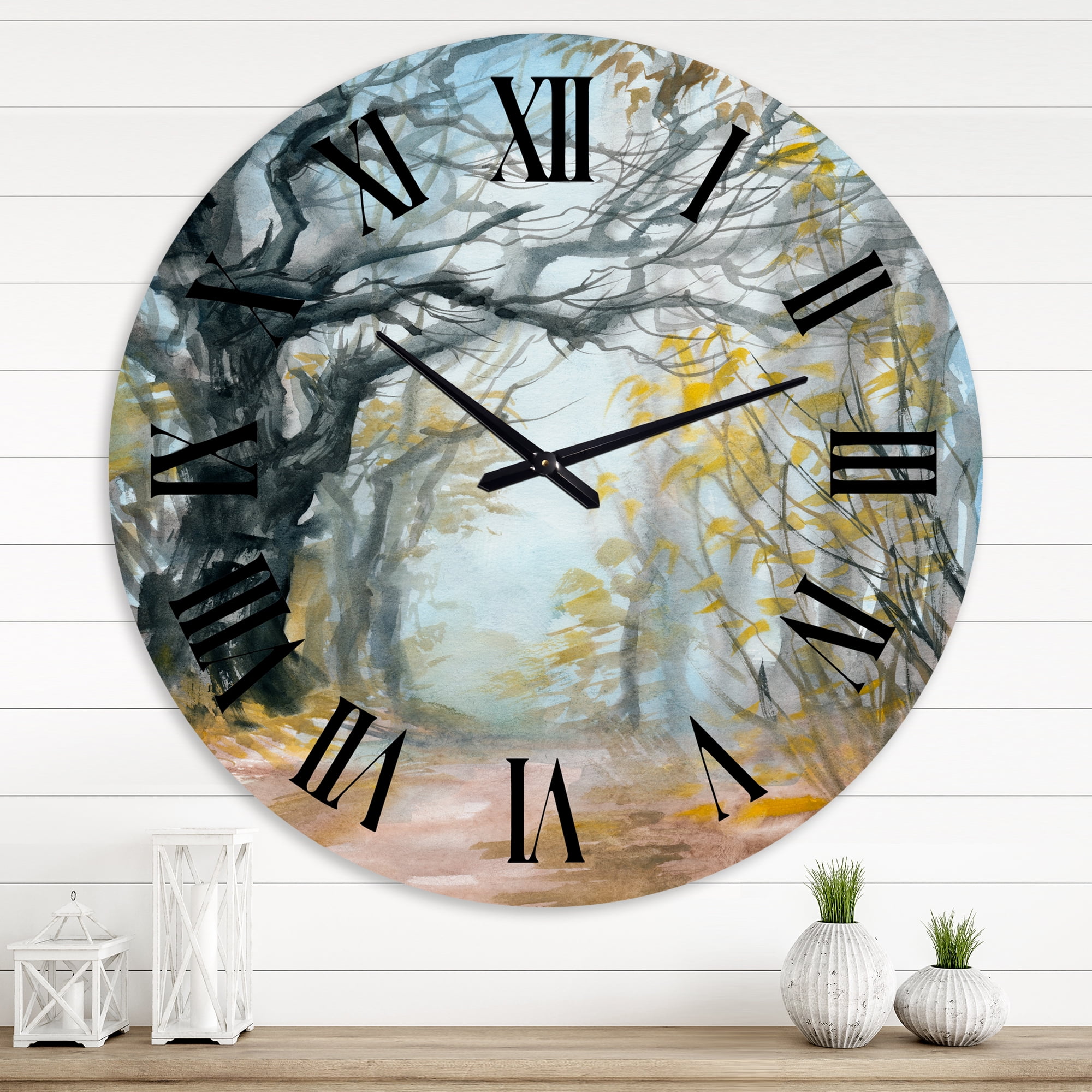 Designart 1 in Quartz Wall Clock