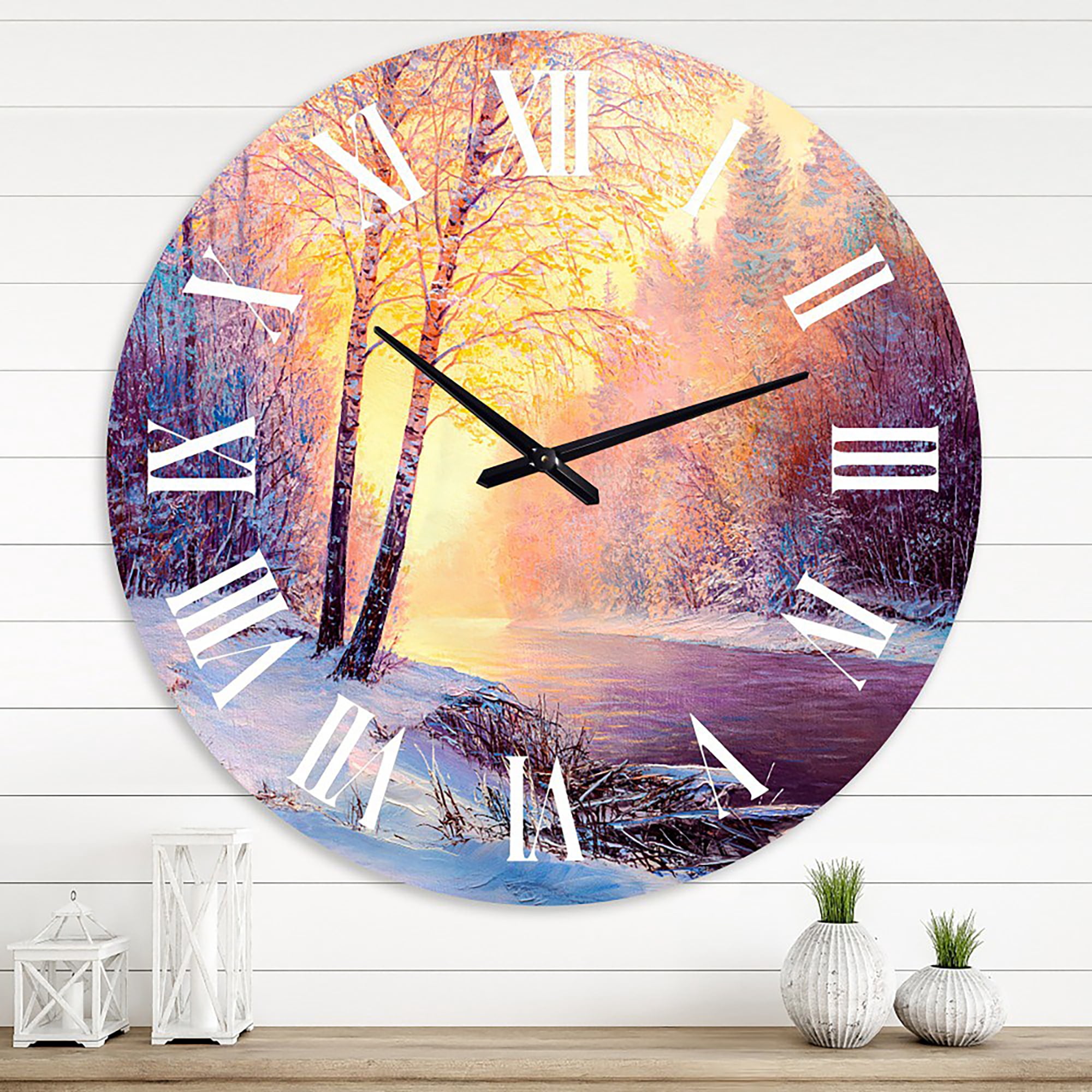 Designart 1 in Quartz Wall Clock