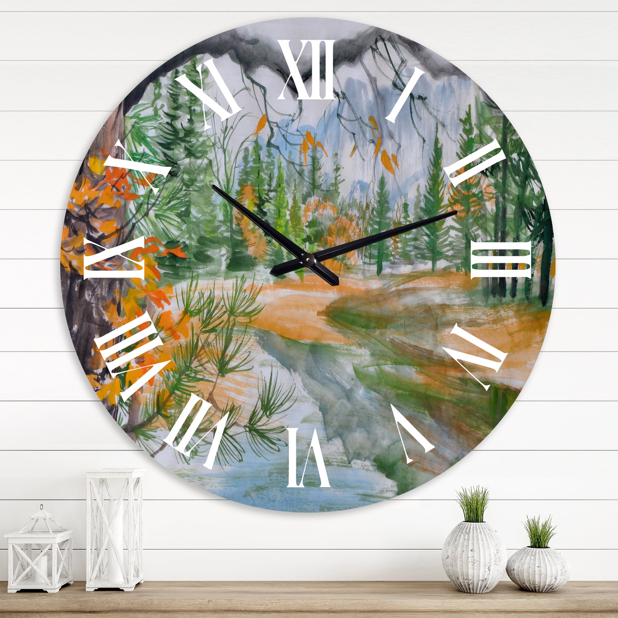Designart 1 in Quartz Wall Clock