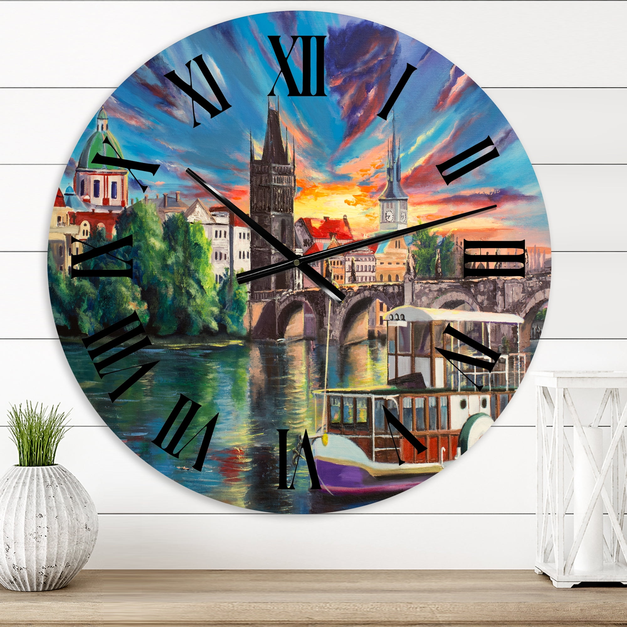 Designart 1 in Quartz Wall Clock