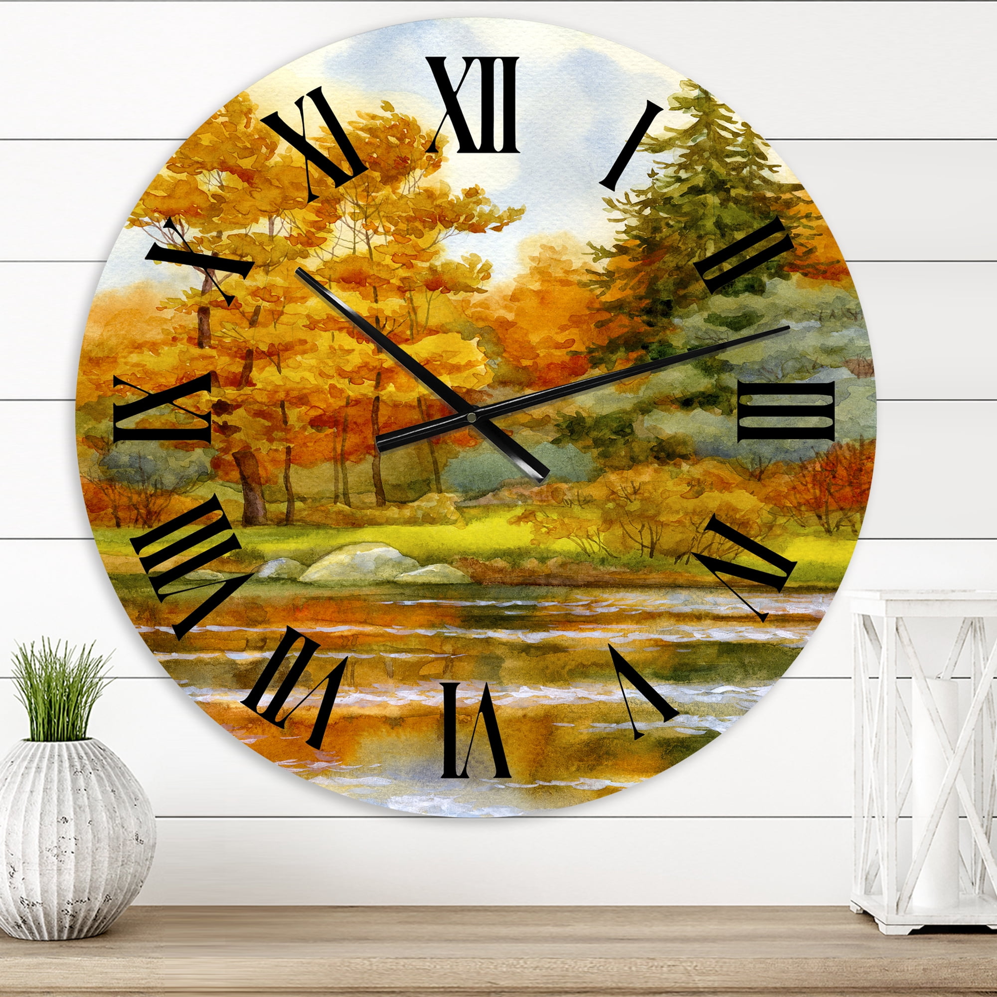 Designart 1 in Quartz Wall Clock