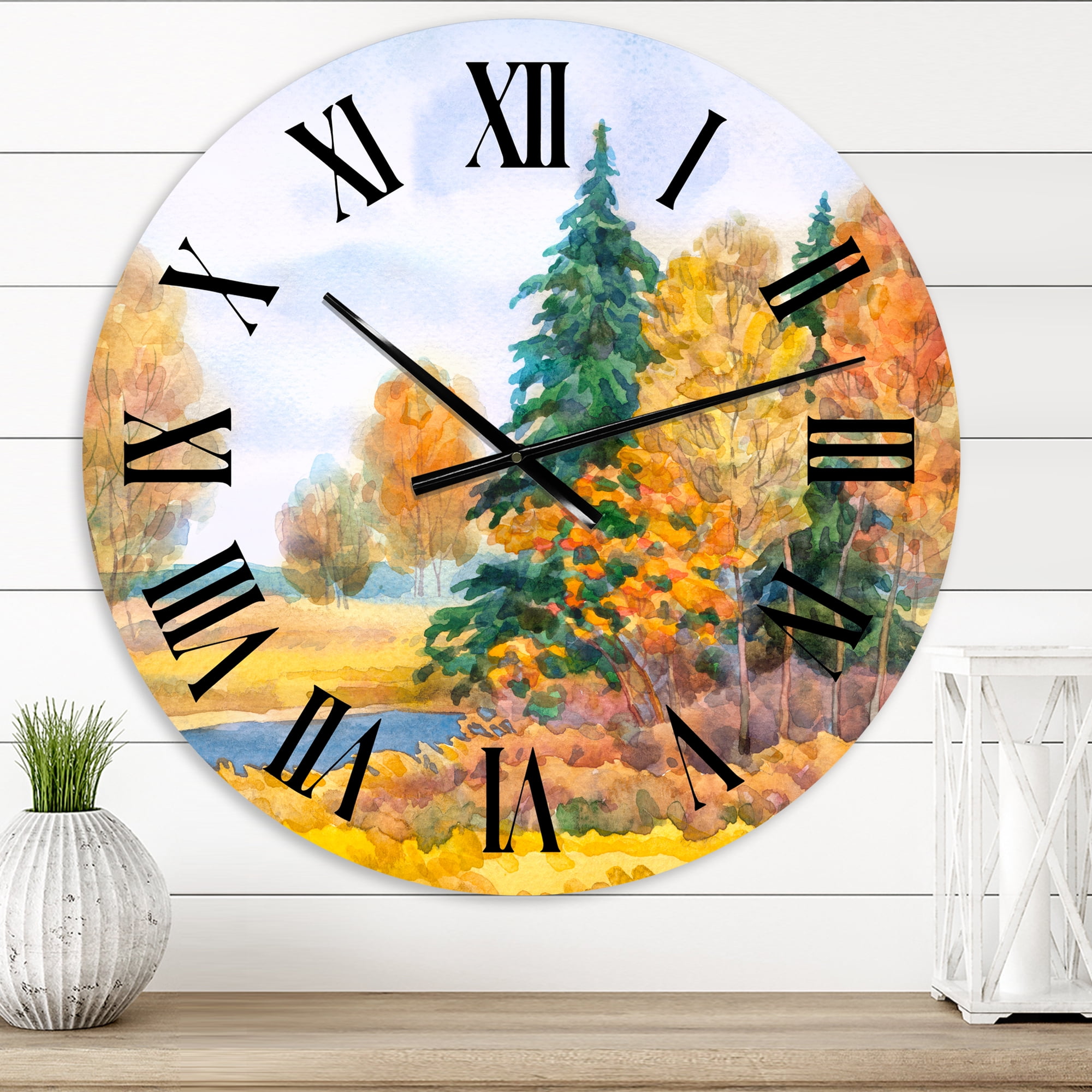 Designart 1 in Quartz Wall Clock