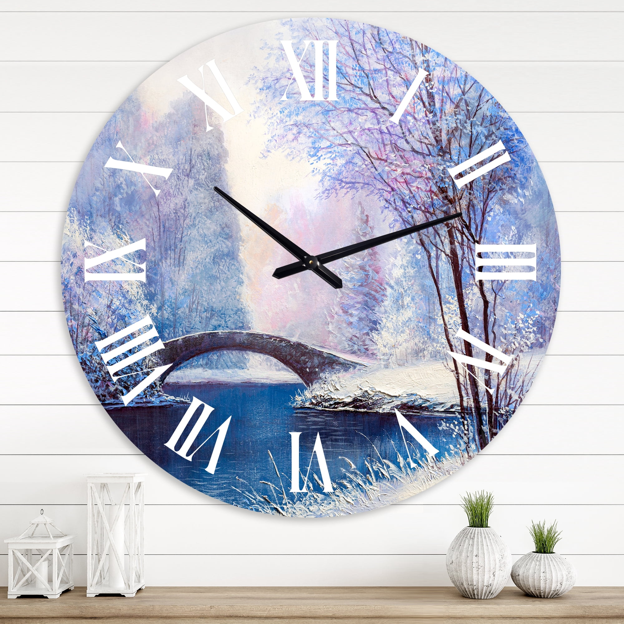 Designart 1 in Quartz Wall Clock
