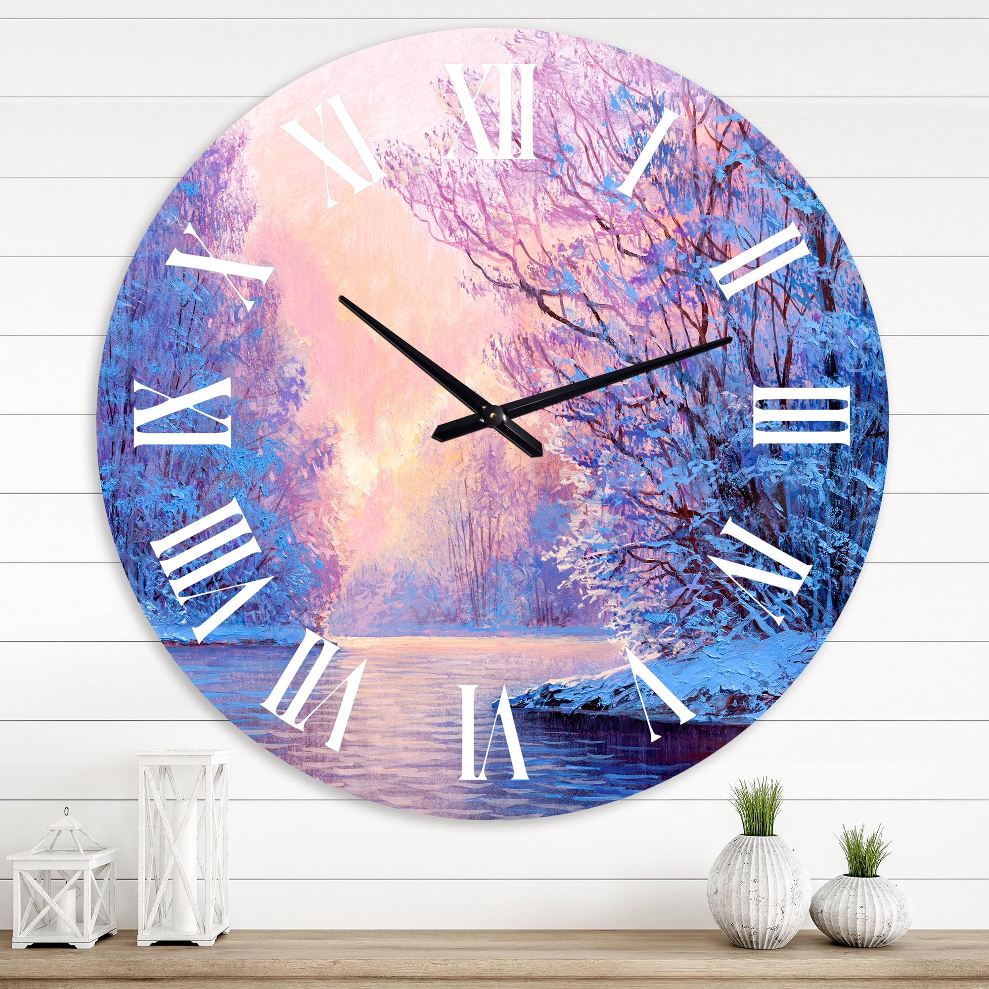 Designart 1 in Quartz Wall Clock