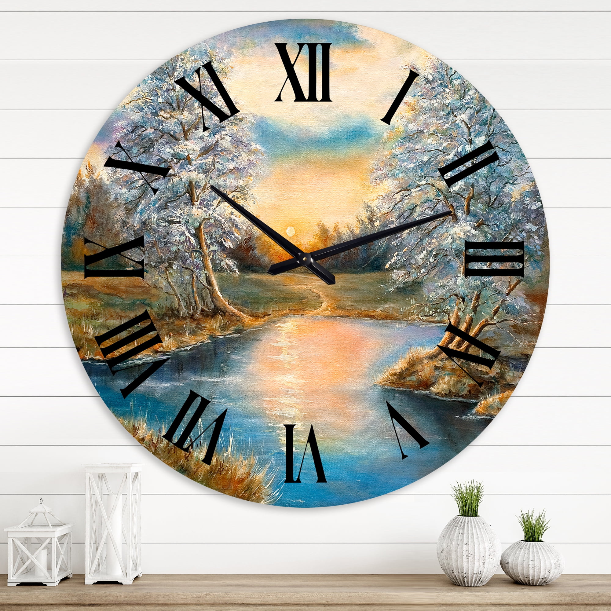 Designart 1 in Quartz Wall Clock