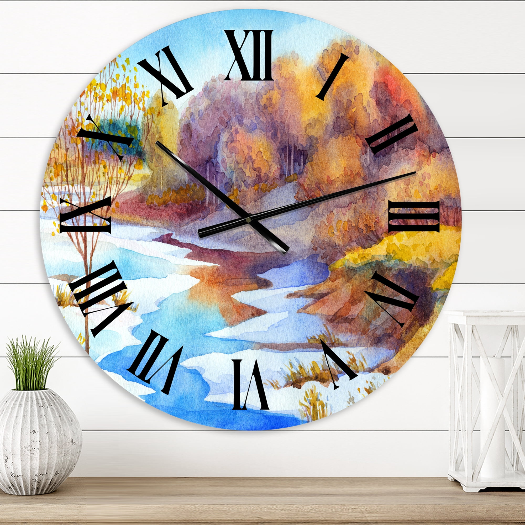 Designart 1 in Quartz Wall Clock