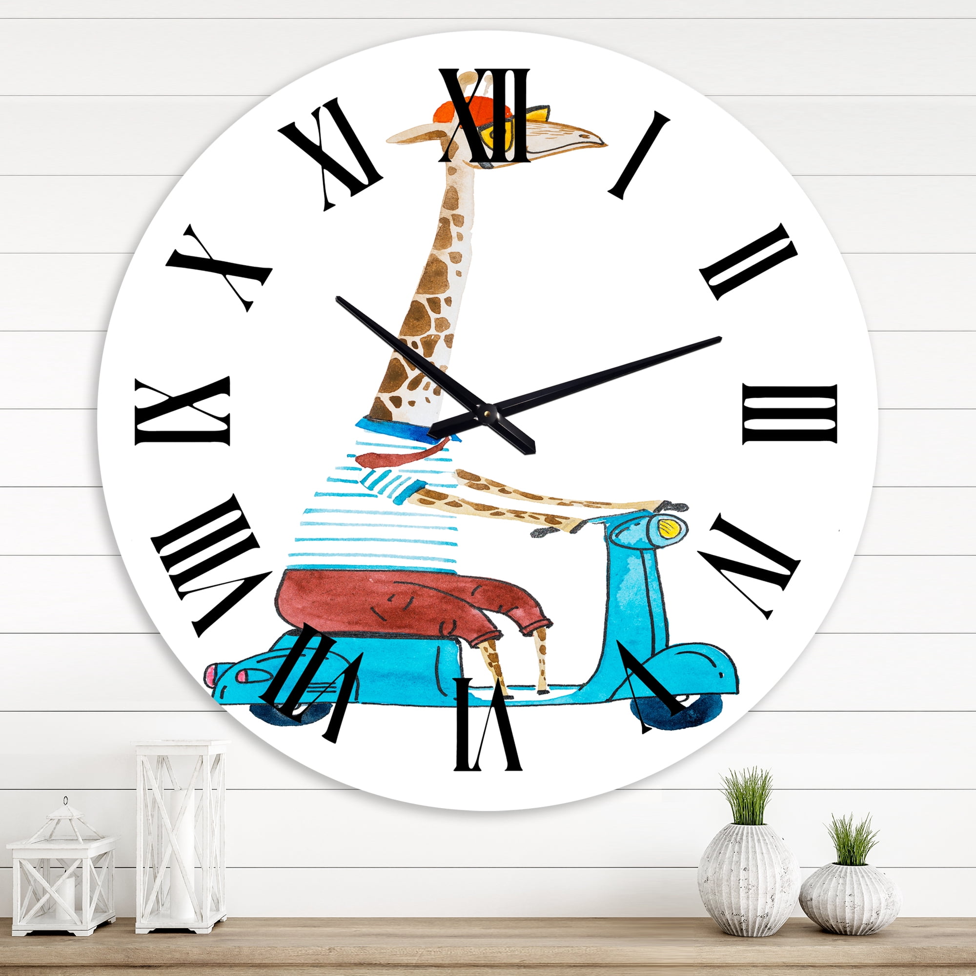 Designart 1 in Quartz Wall Clock