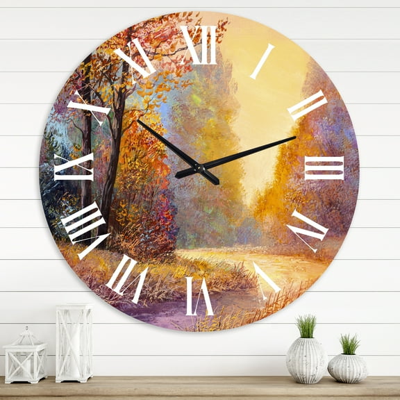 Designart 1 in Quartz Wall Clock