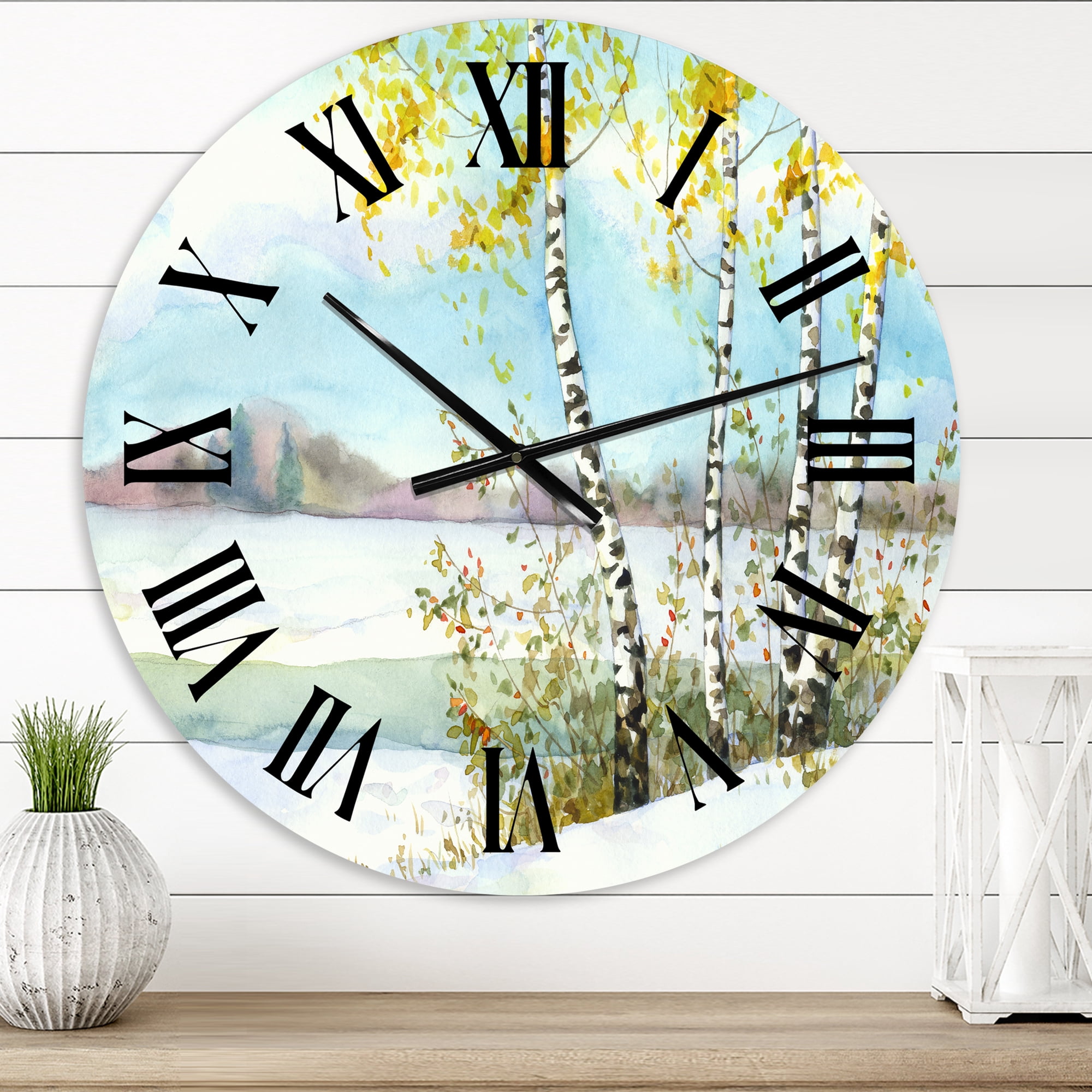 Designart 1 in Quartz Wall Clock