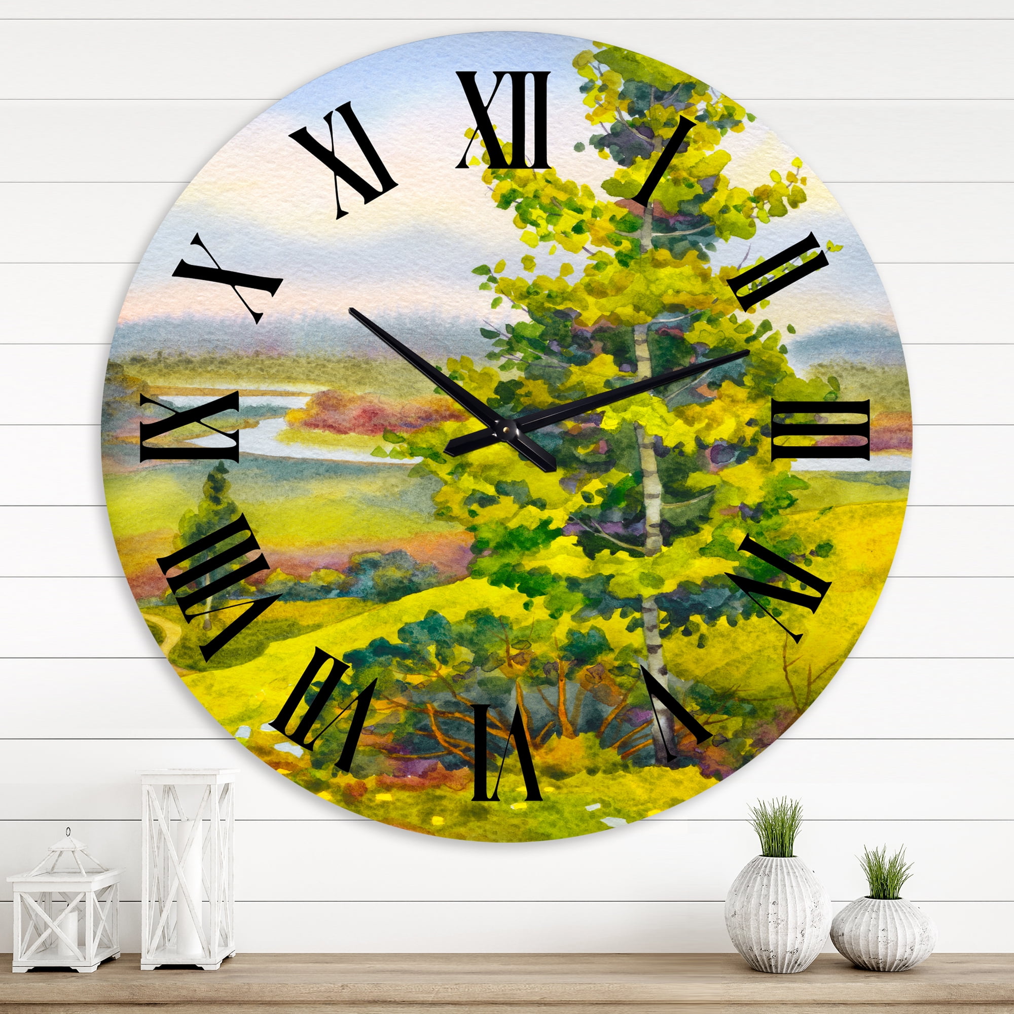 Designart 1 in Quartz Wall Clock