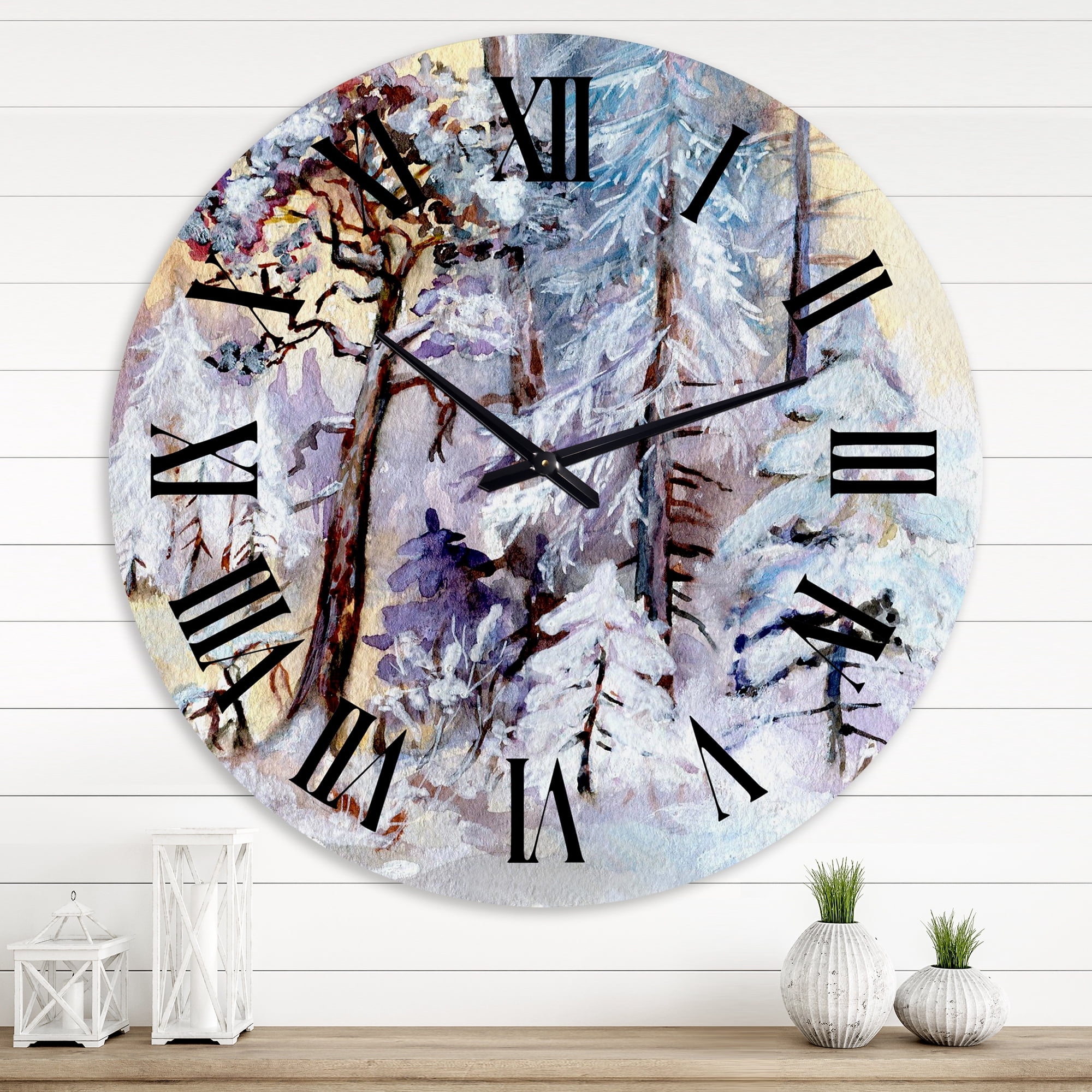 Designart 1 in Quartz Wall Clock