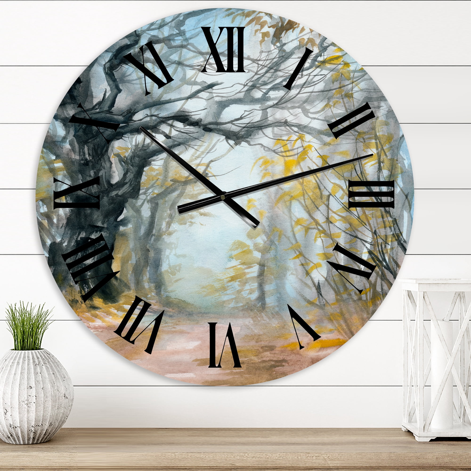 Designart 1 in Quartz Wall Clock