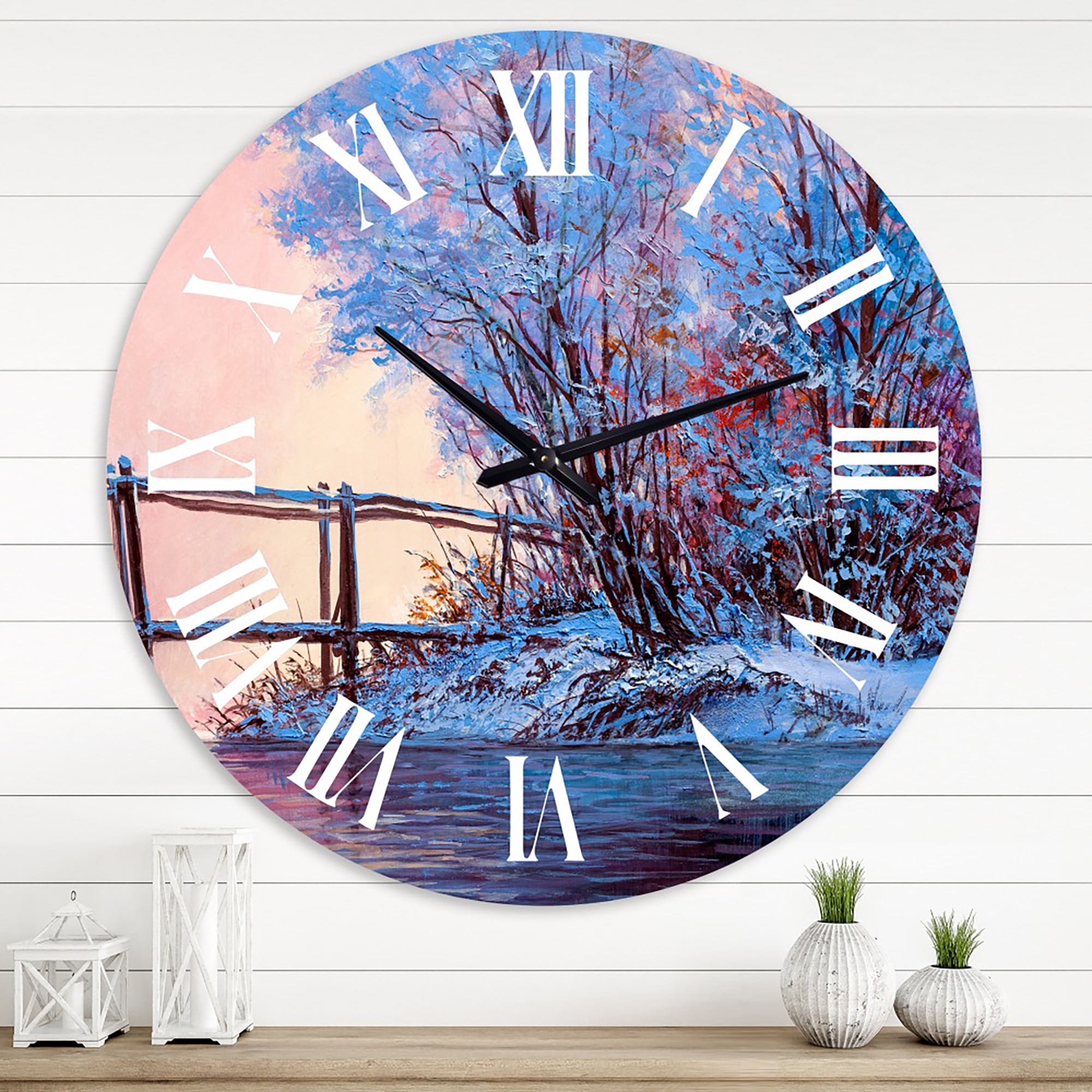 Designart 1 in Quartz Wall Clock
