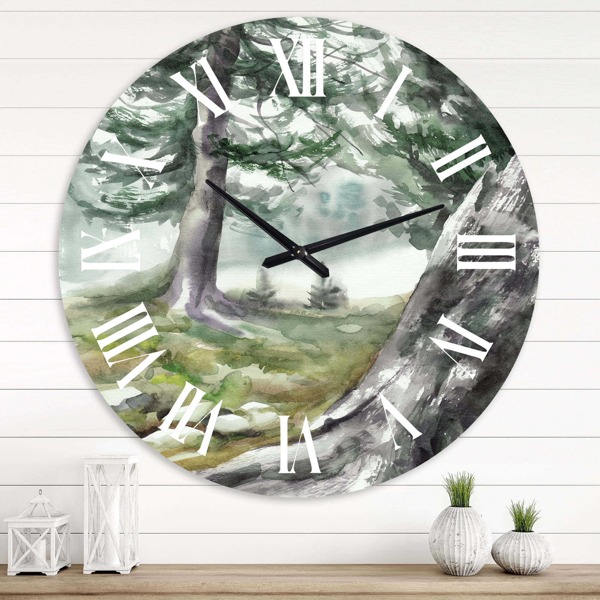 Designart 1 in Quartz Wall Clock
