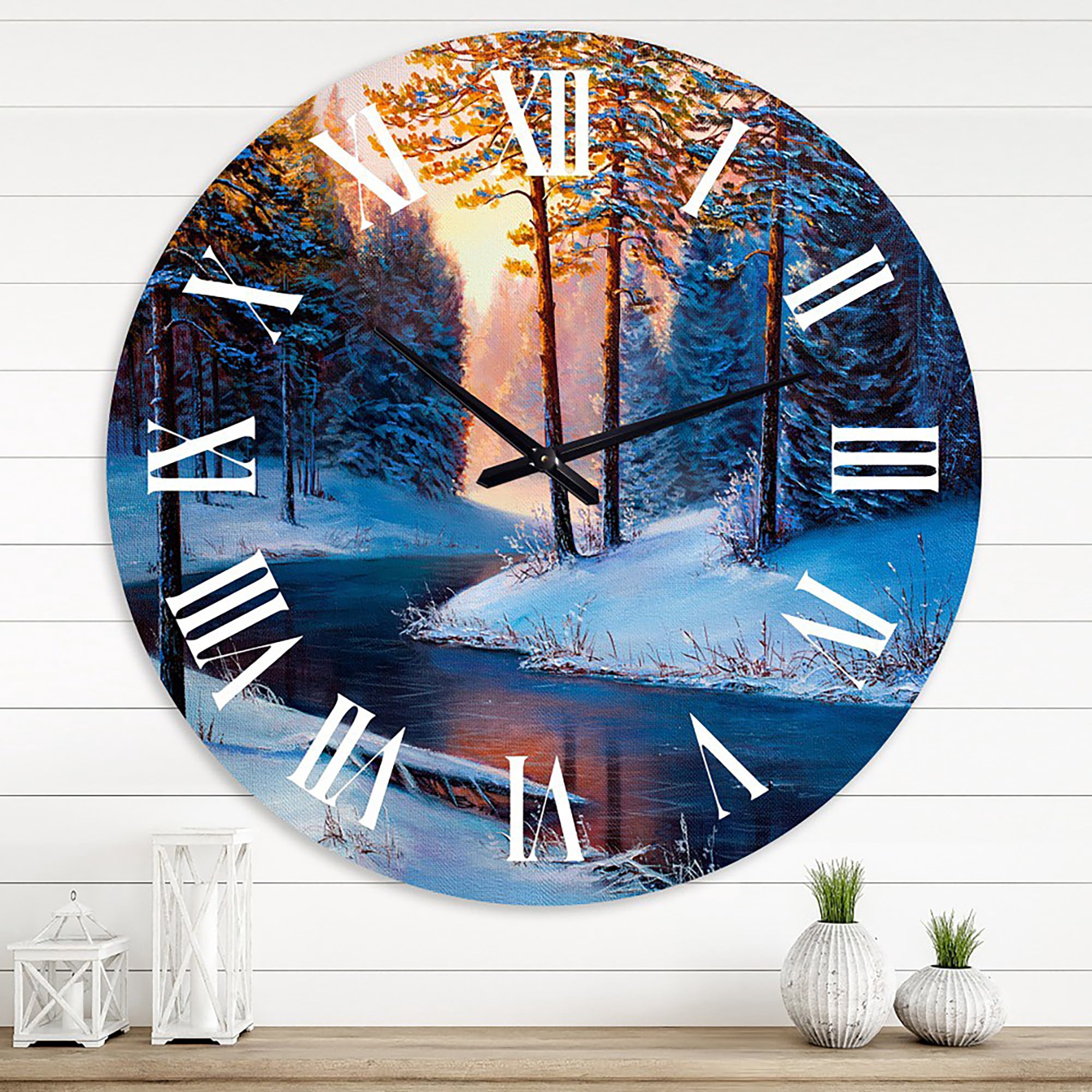 Designart 1 in Quartz Wall Clock