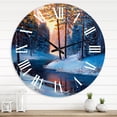 thumbnail image 1 of Designart 1 in Quartz Wall Clock, 1 of 5