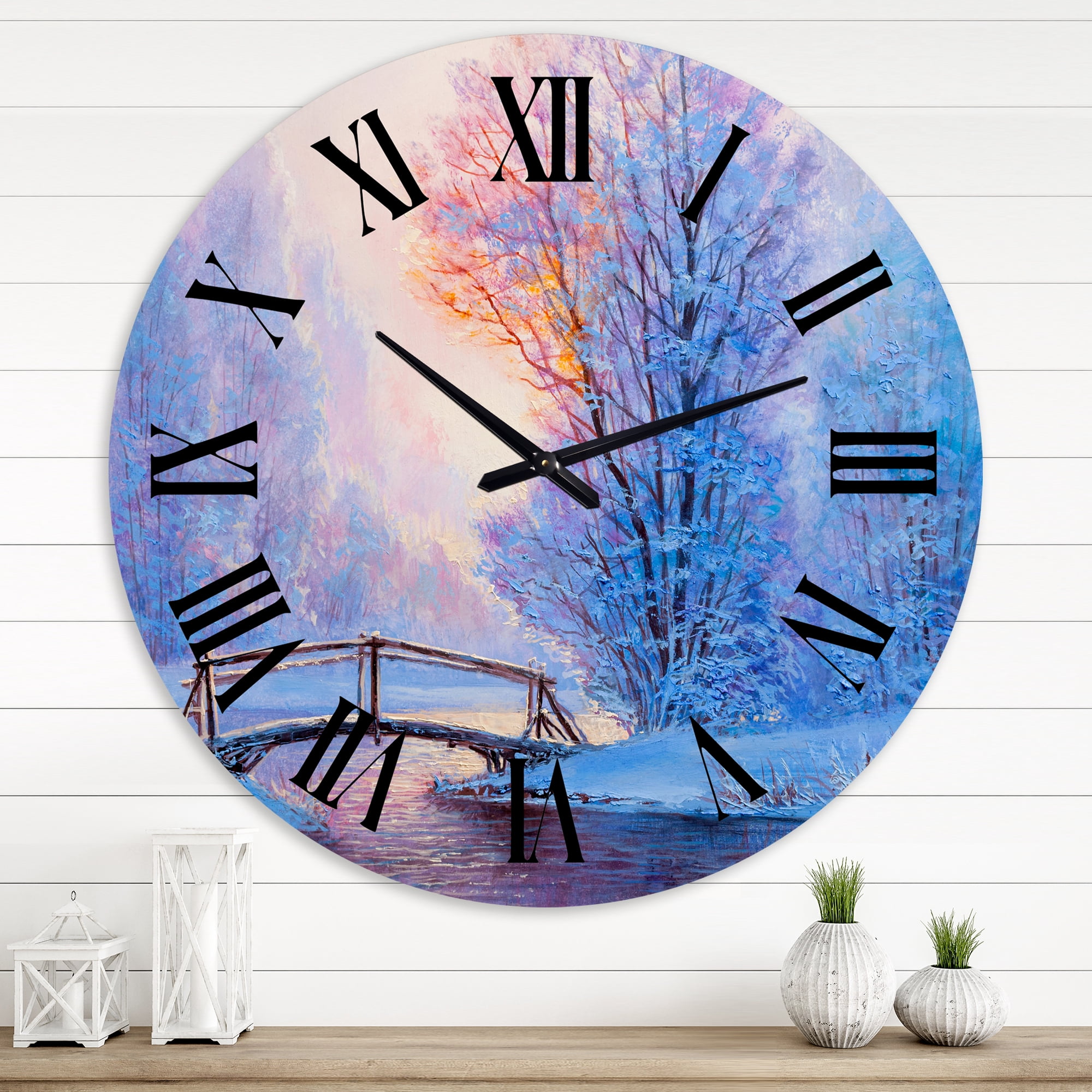 Designart 1 in Quartz Wall Clock