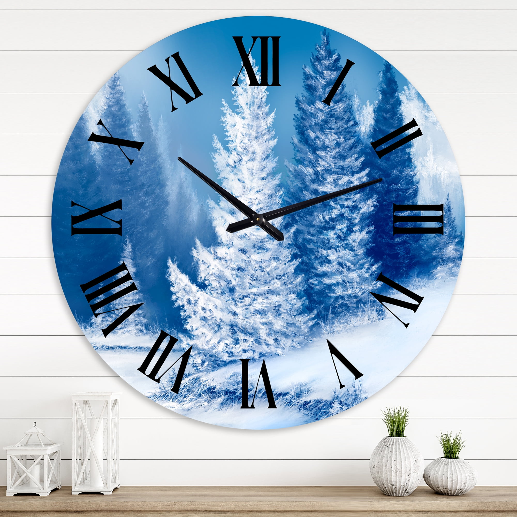 Designart 1 in Quartz Wall Clock