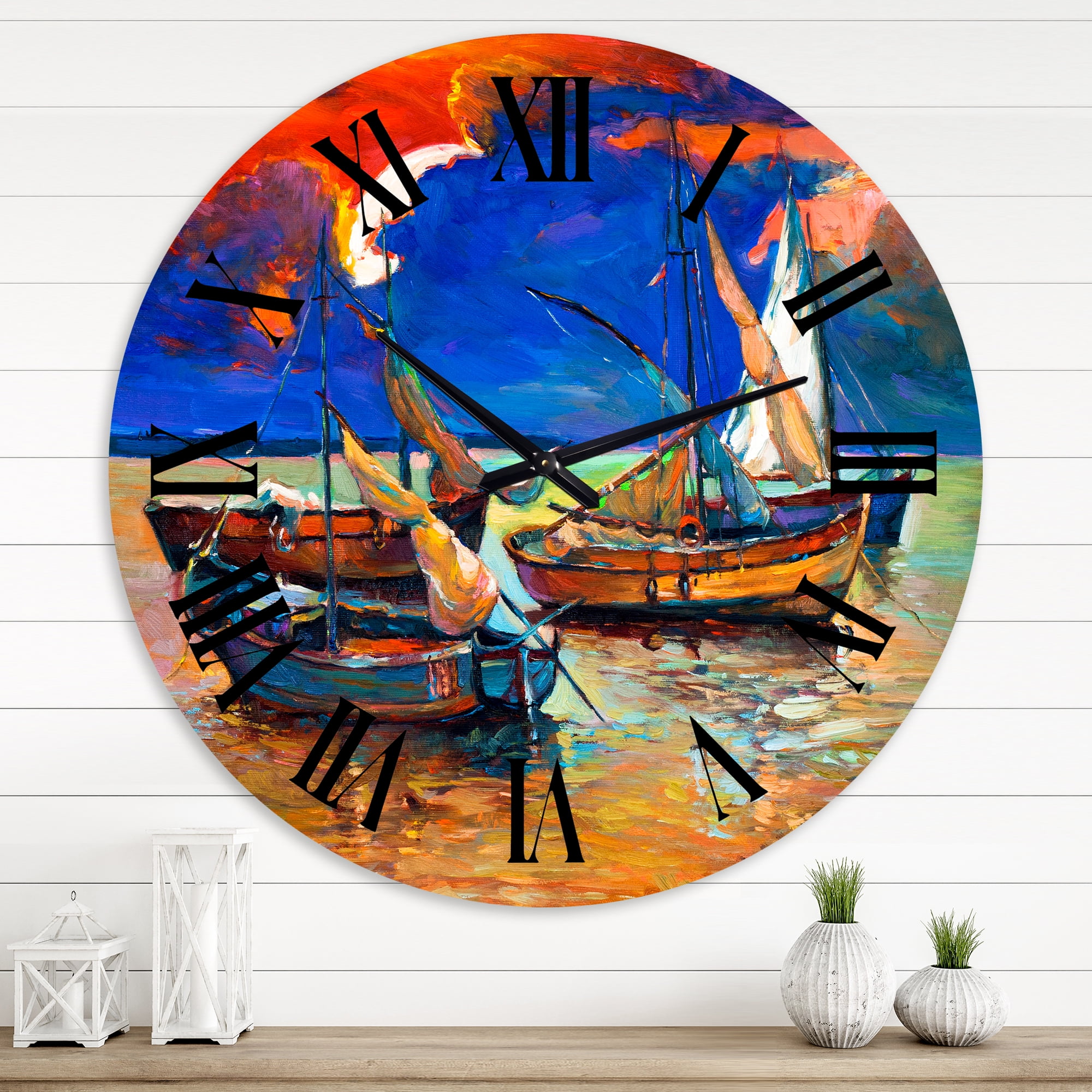 Designart 1 in Quartz Wall Clock