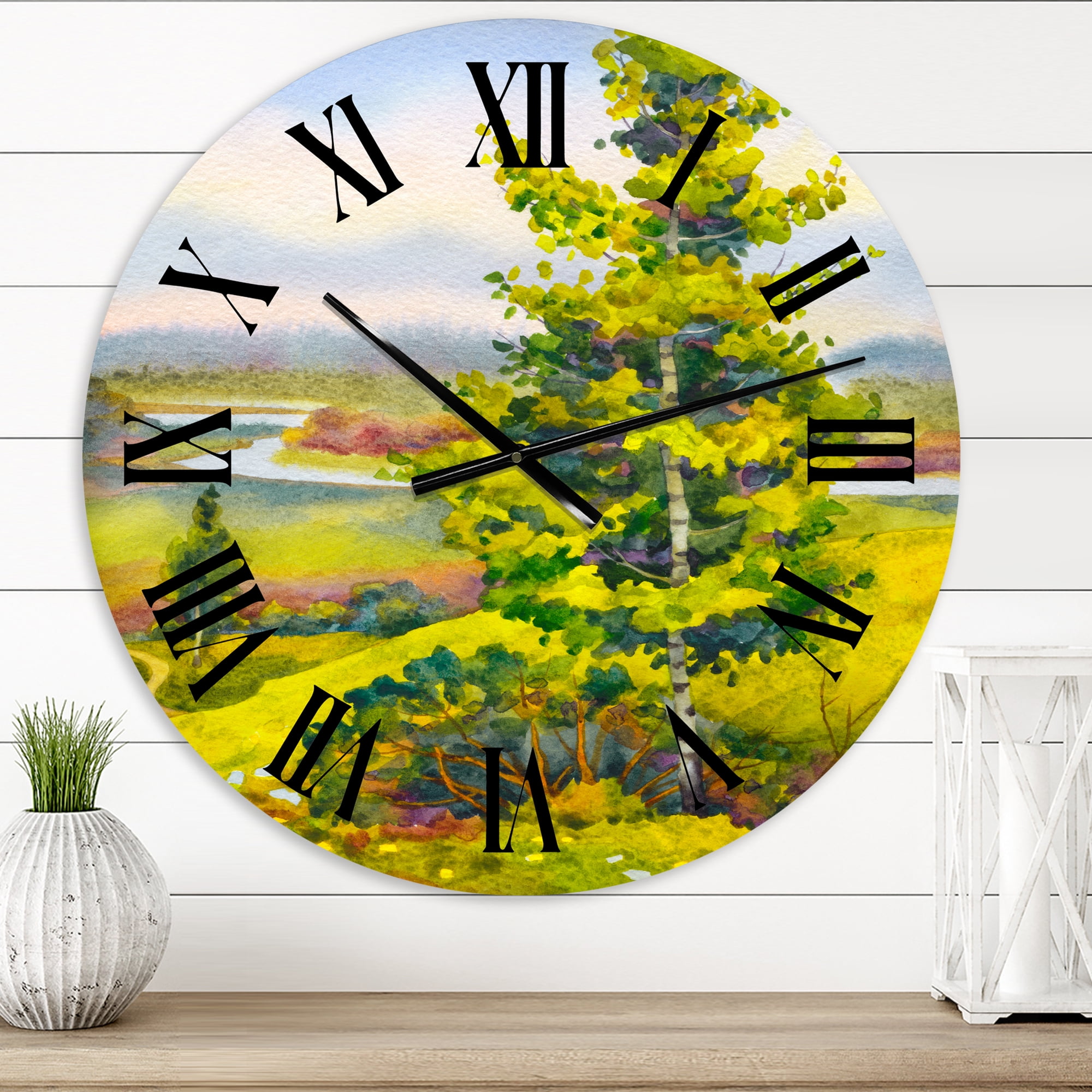 Designart 1 in Quartz Wall Clock