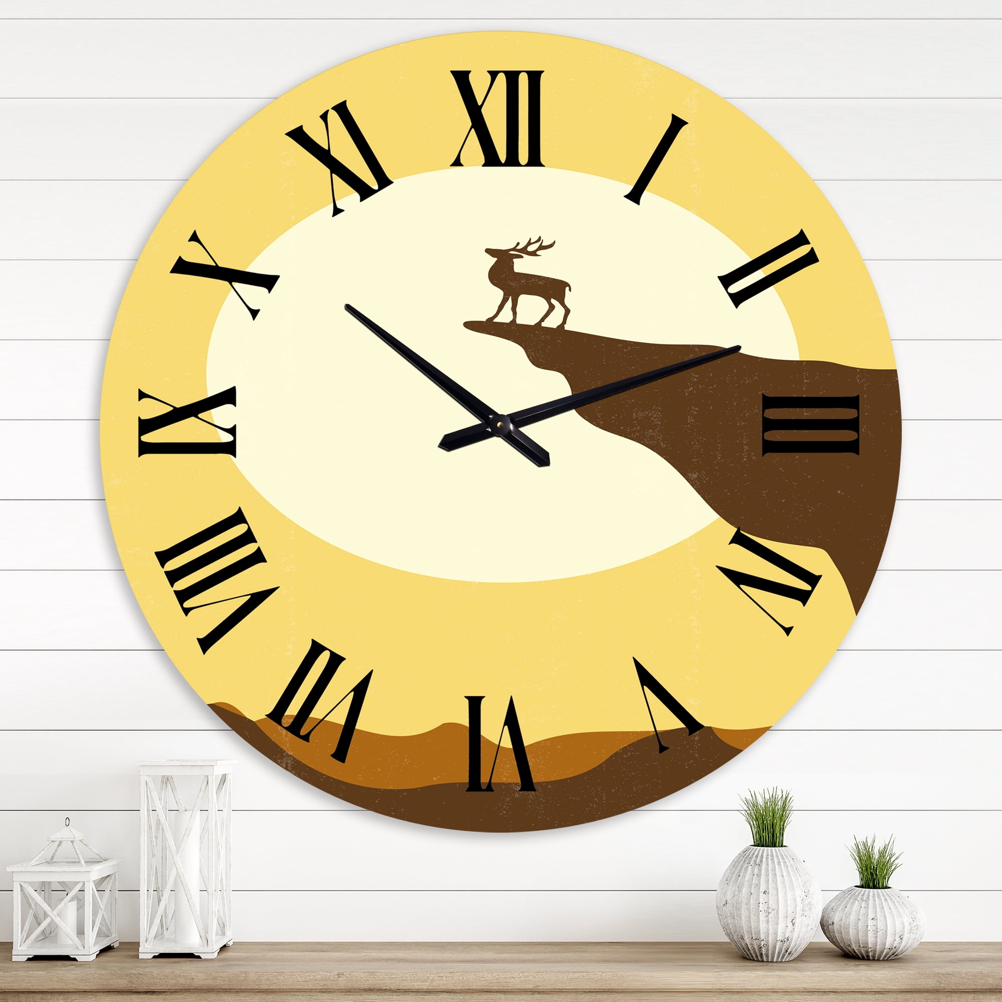 Designart 1 in Quartz Wall Clock
