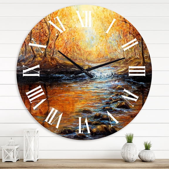 Designart 1 in Quartz Wall Clock