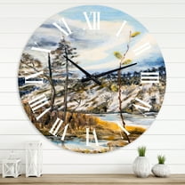 Designart 1 in Quartz Wall Clock