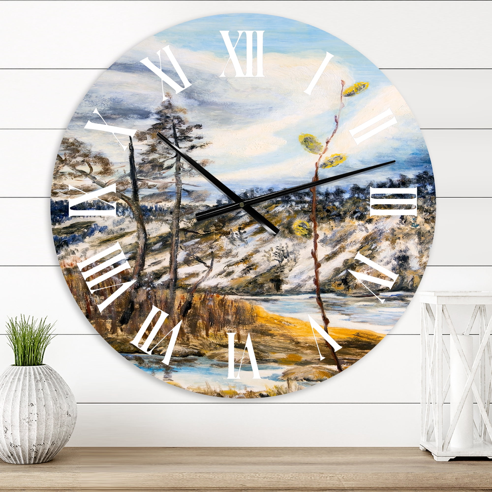 Designart 1 in Quartz Wall Clock