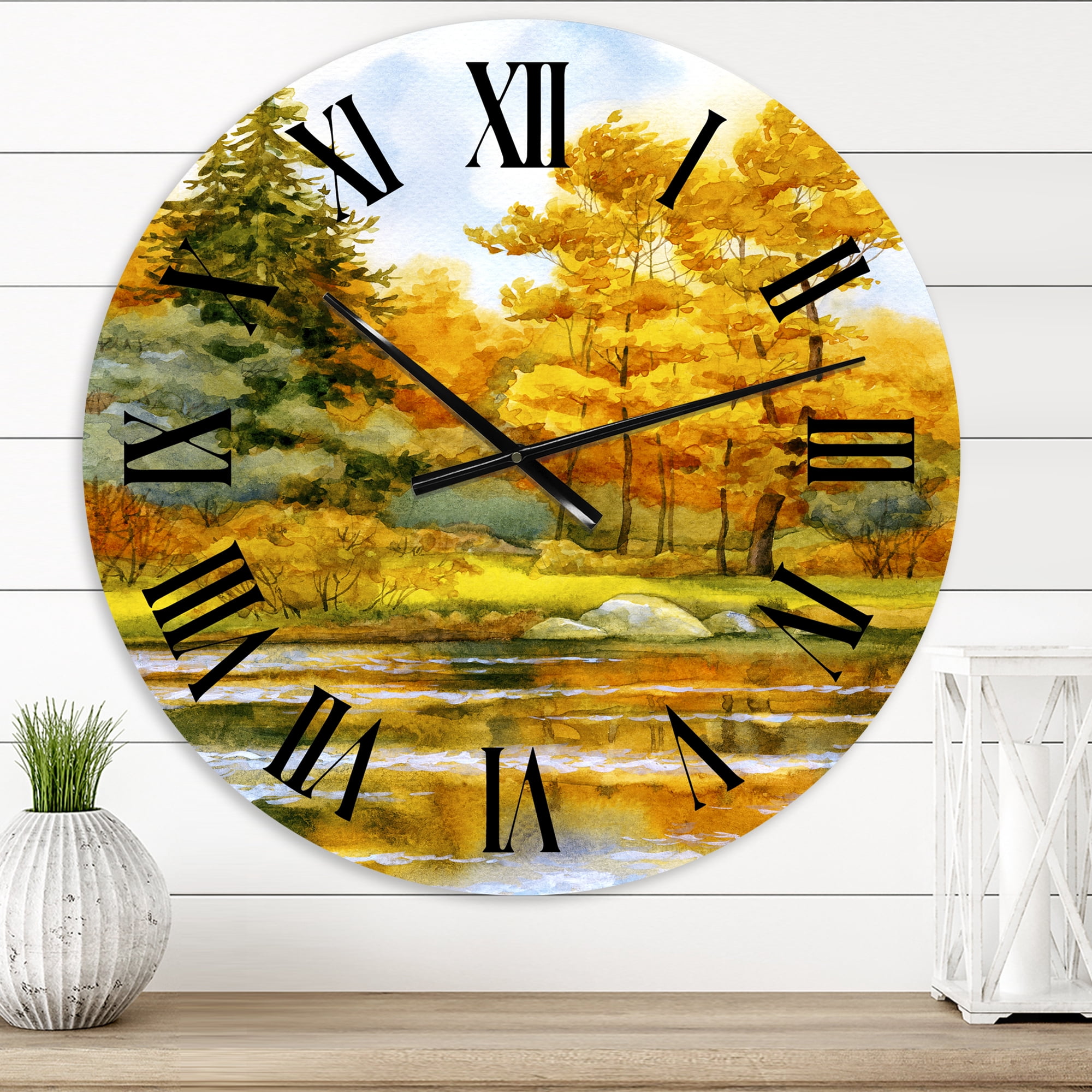 Designart 1 in Quartz Wall Clock
