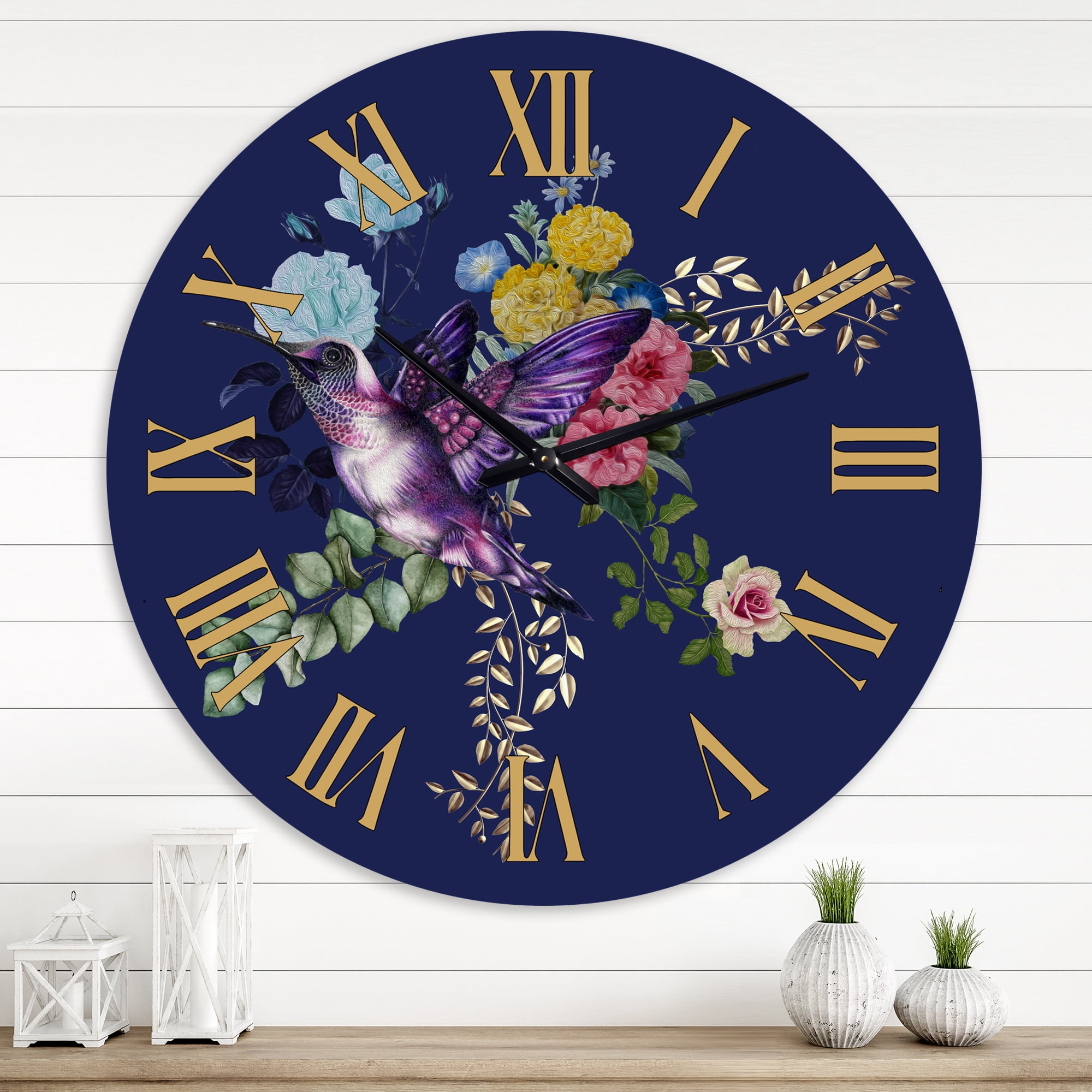 Designart 1 in Traditional Wall Clock