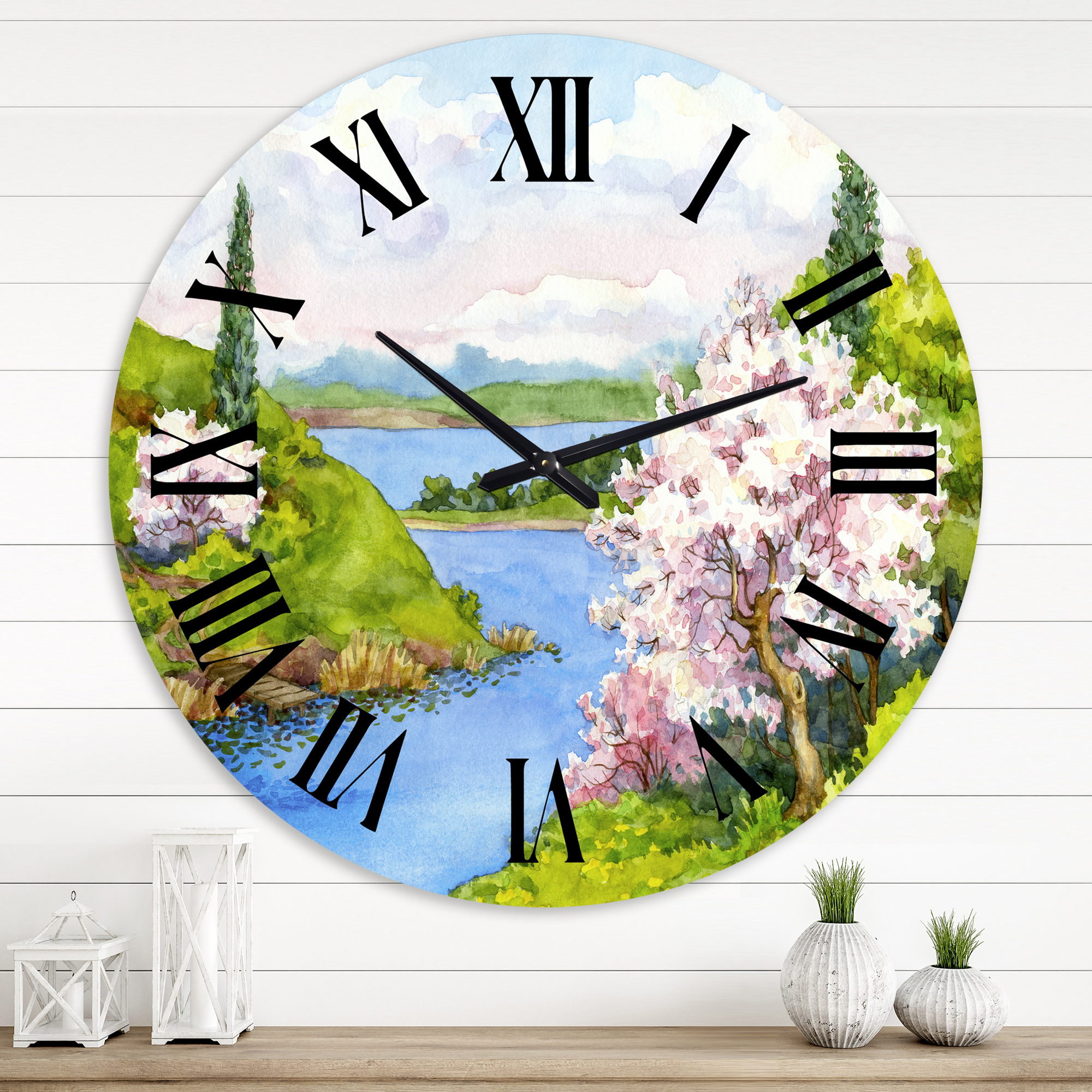 Designart 1 in Traditional Wall Clock