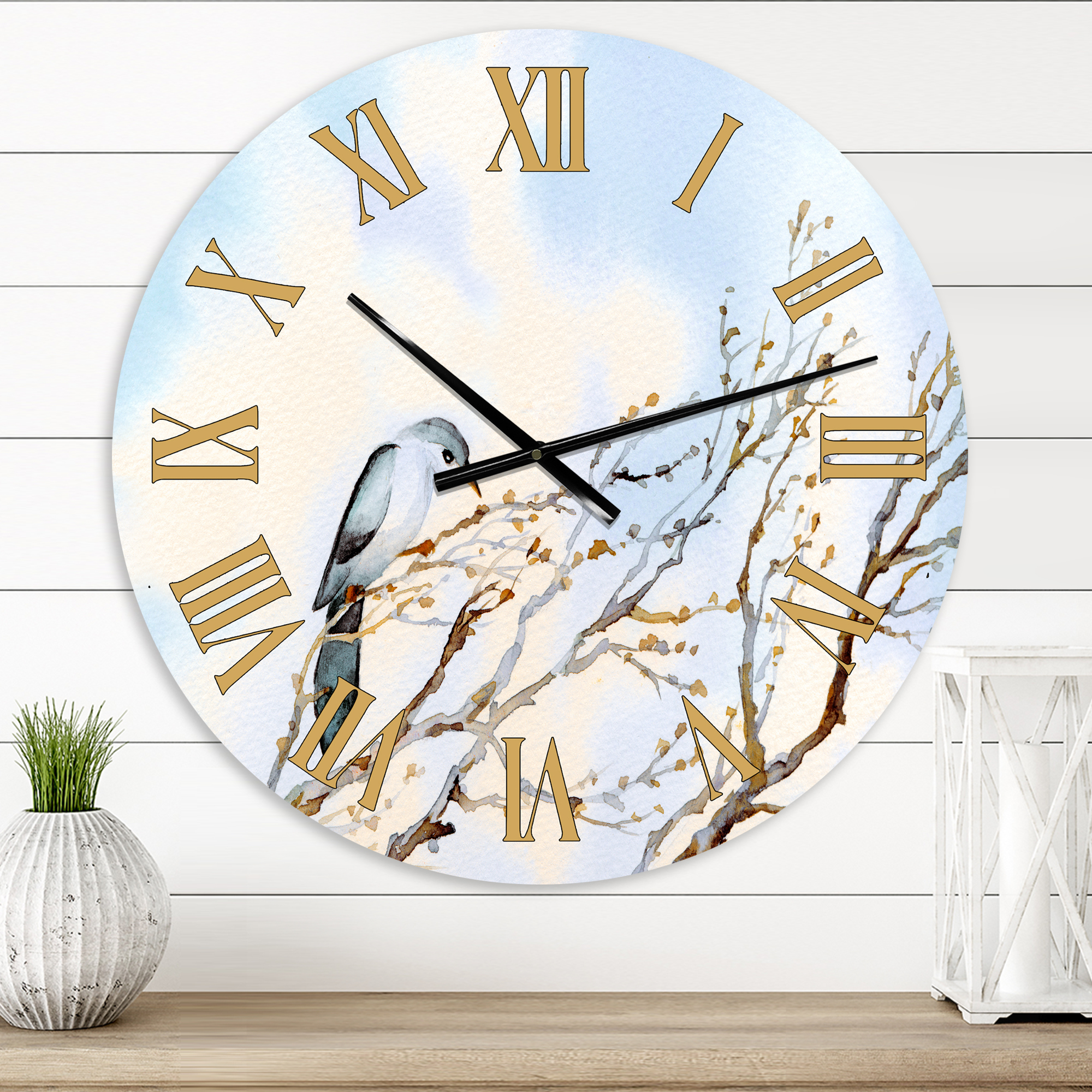 Designart 1 in Traditional Wall Clock
