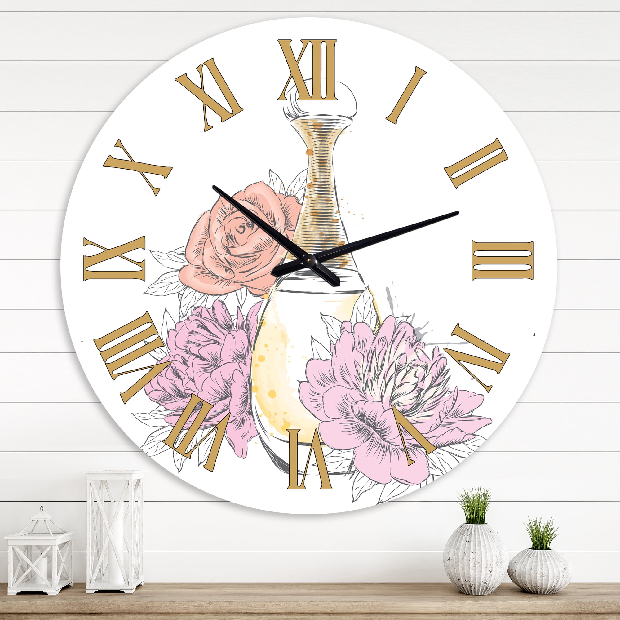 Designart 1 in Traditional Wall Clock