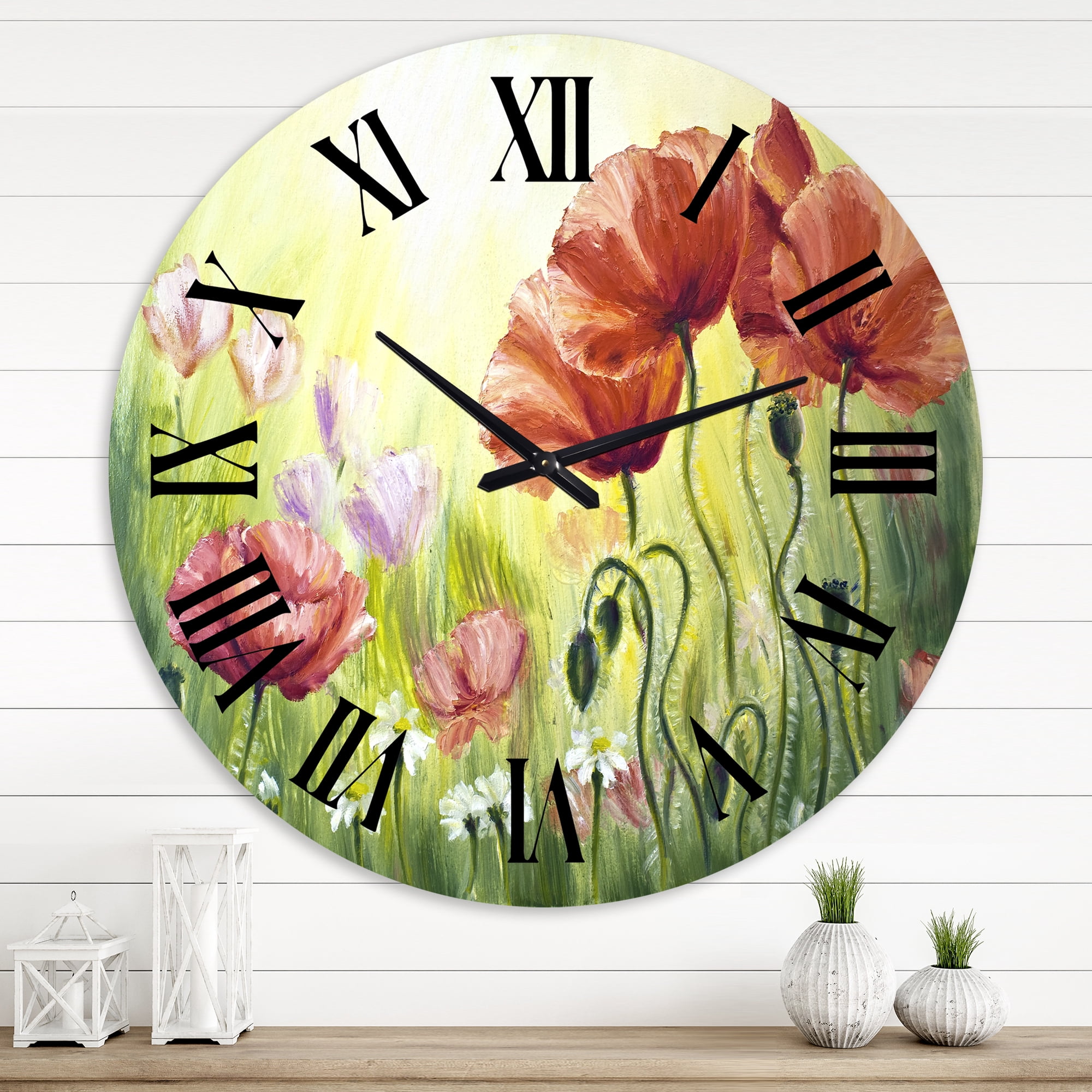 Designart 1 in Traditional Wall Clock