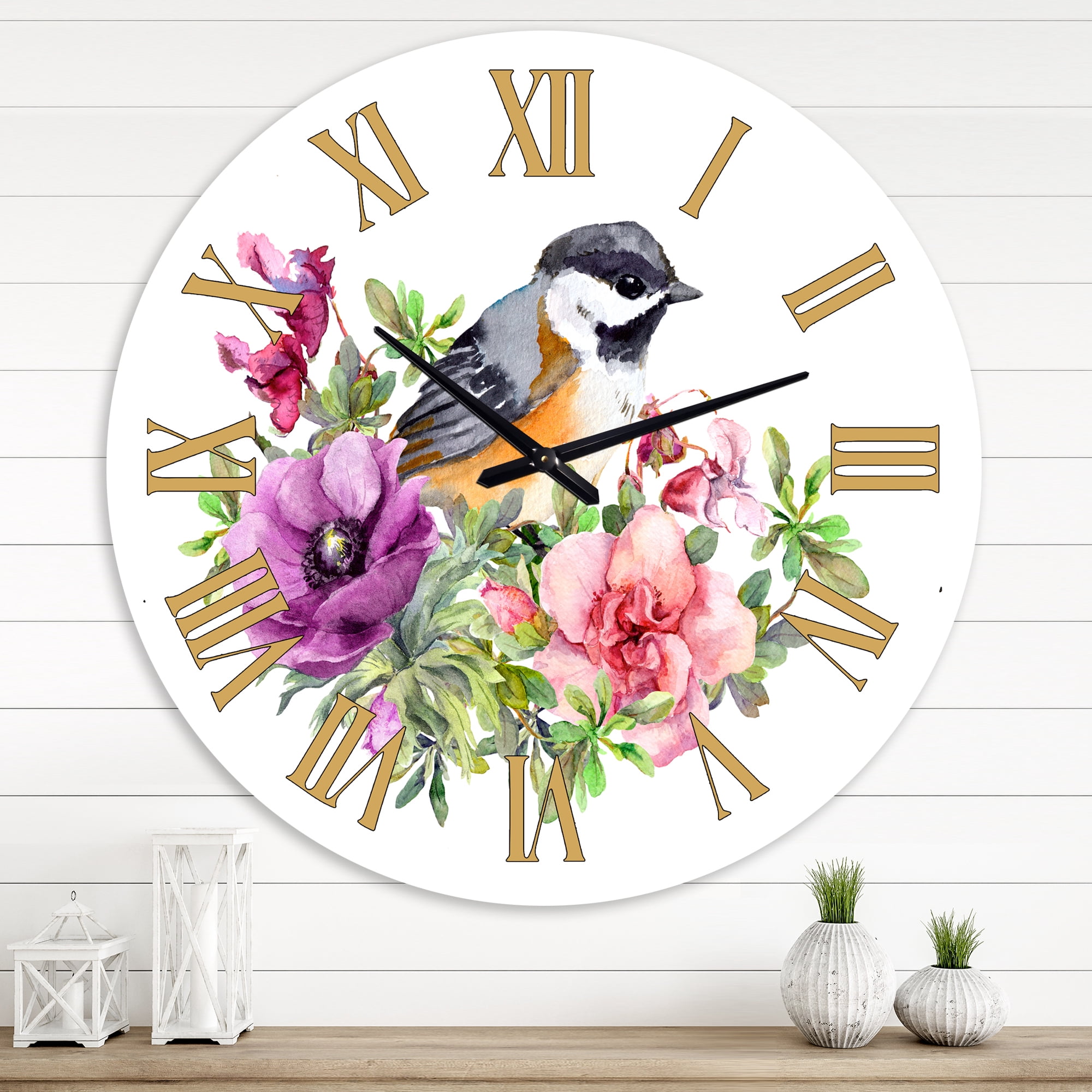 Designart 1 in Traditional Wall Clock