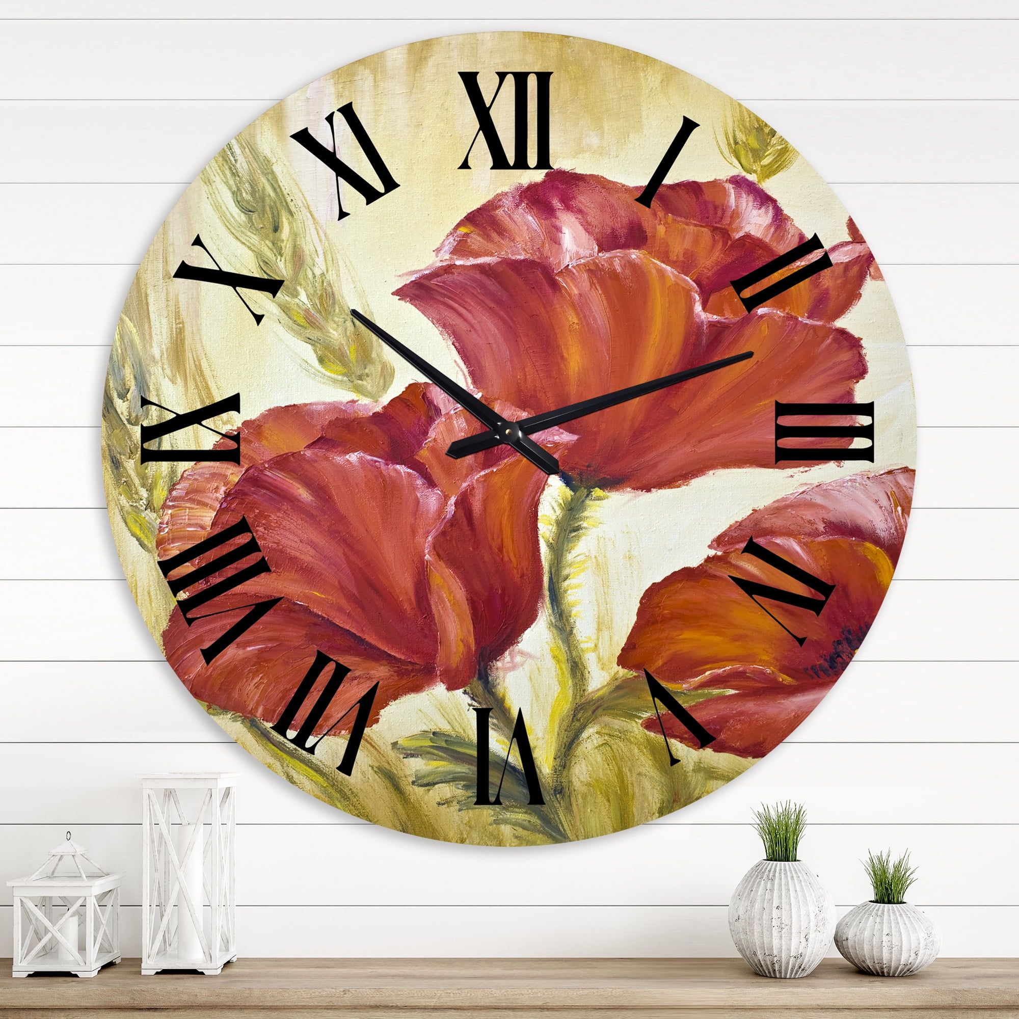 Designart 1 in Traditional Wall Clock