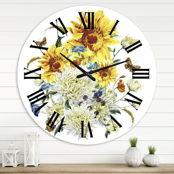 Designart 1 in Traditional Wall Clock