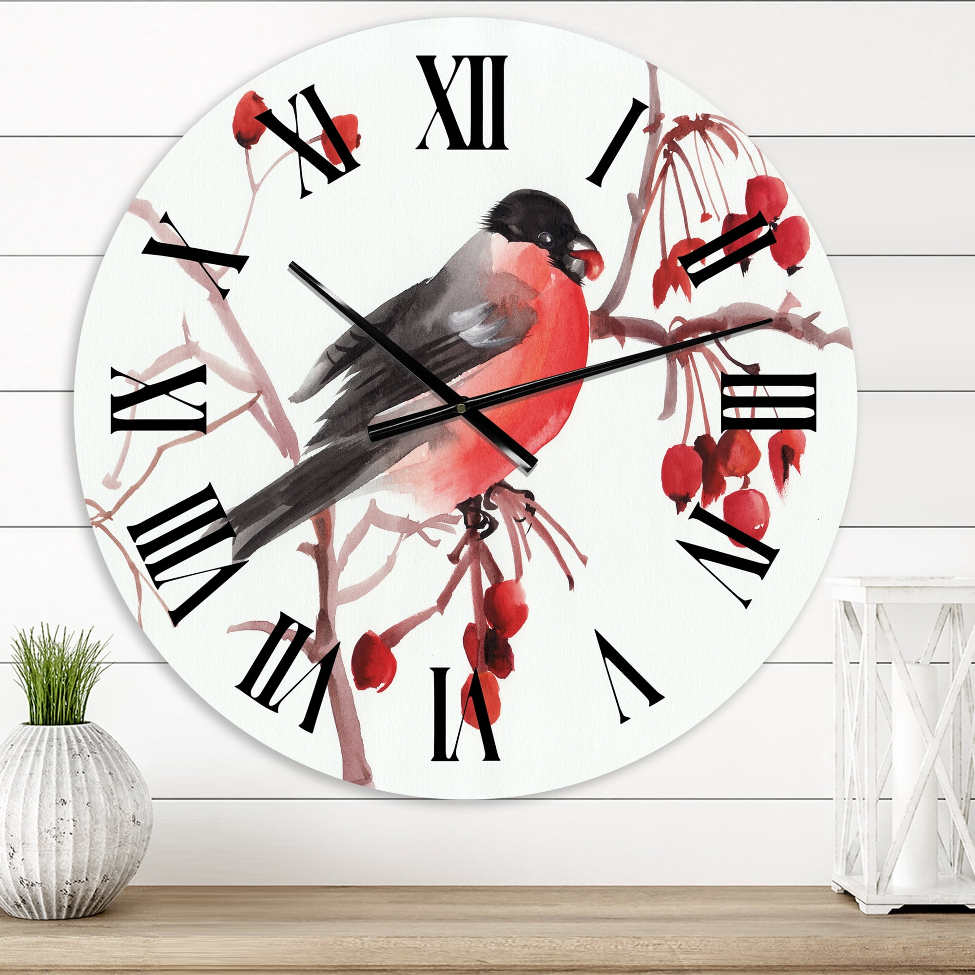 Designart 1 in Traditional Wall Clock
