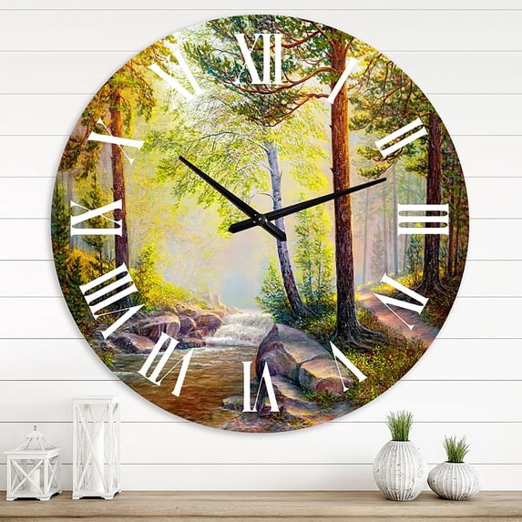 Designart 1 in Traditional Wall Clock