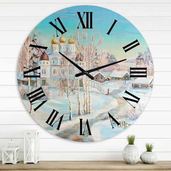 Designart 1 in Traditional Wall Clock