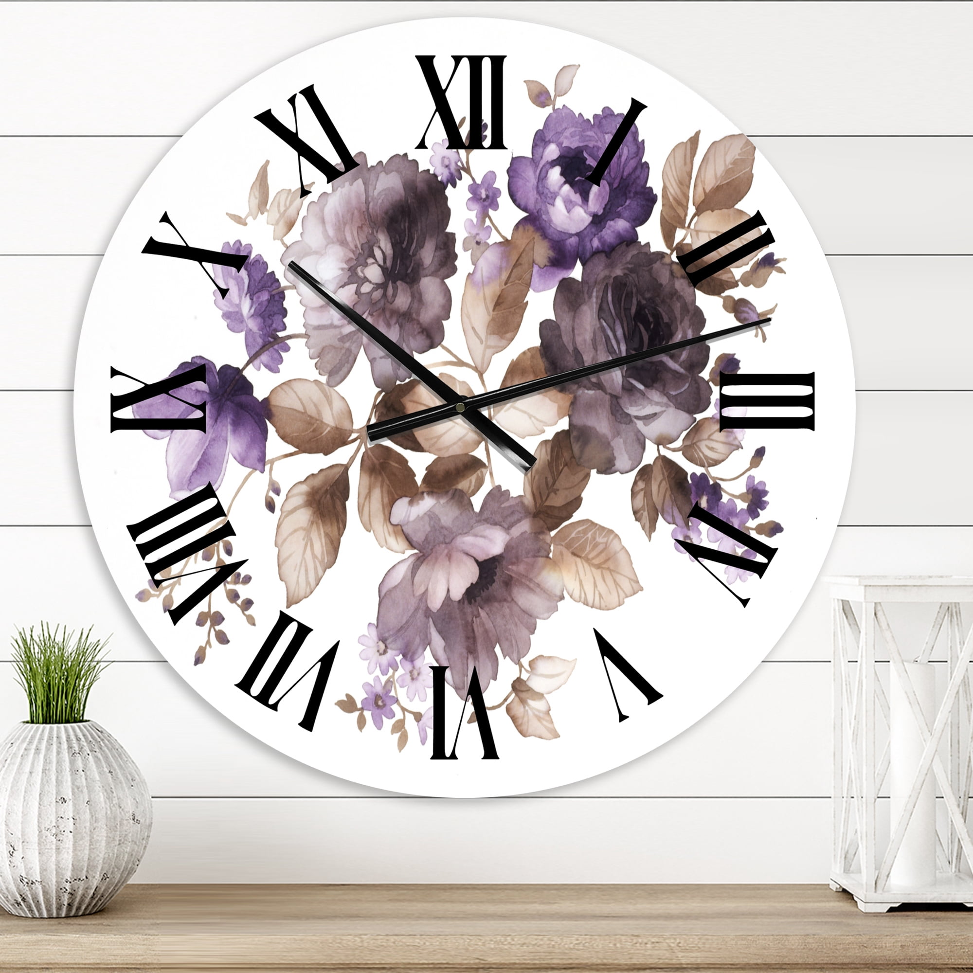 Designart 1 in Traditional Wall Clock