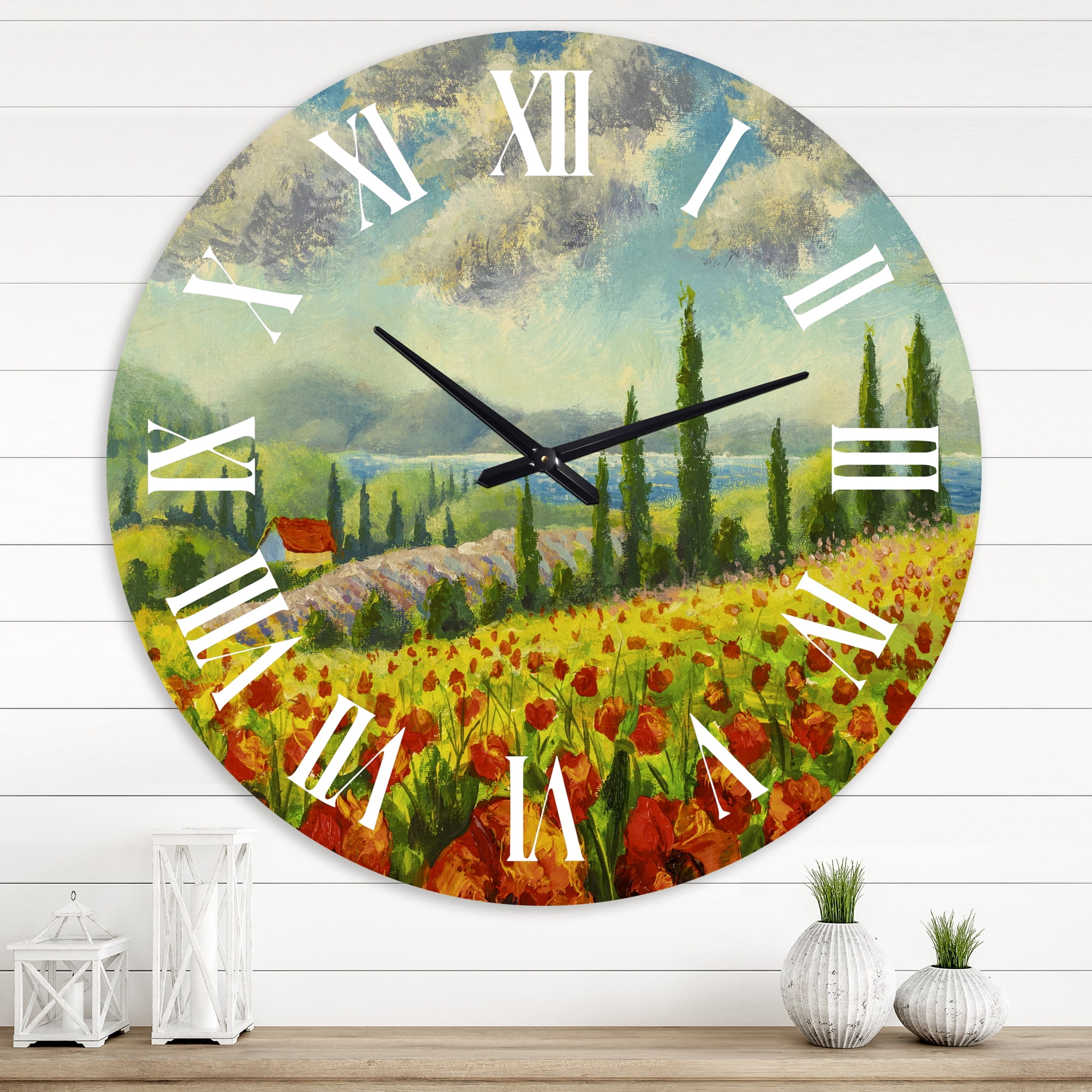 Designart 1 in Traditional Wall Clock
