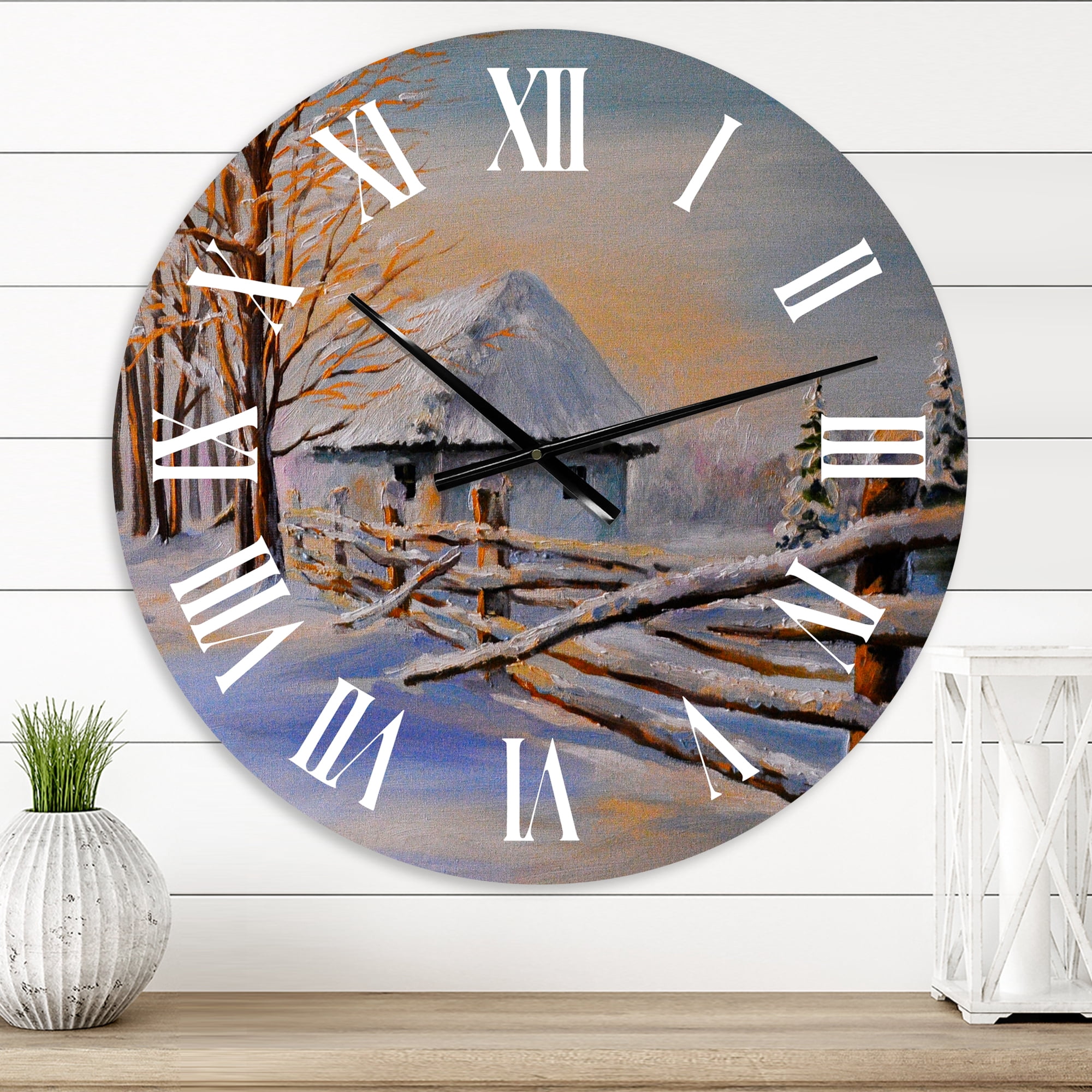 Designart 1 in Traditional Wall Clock