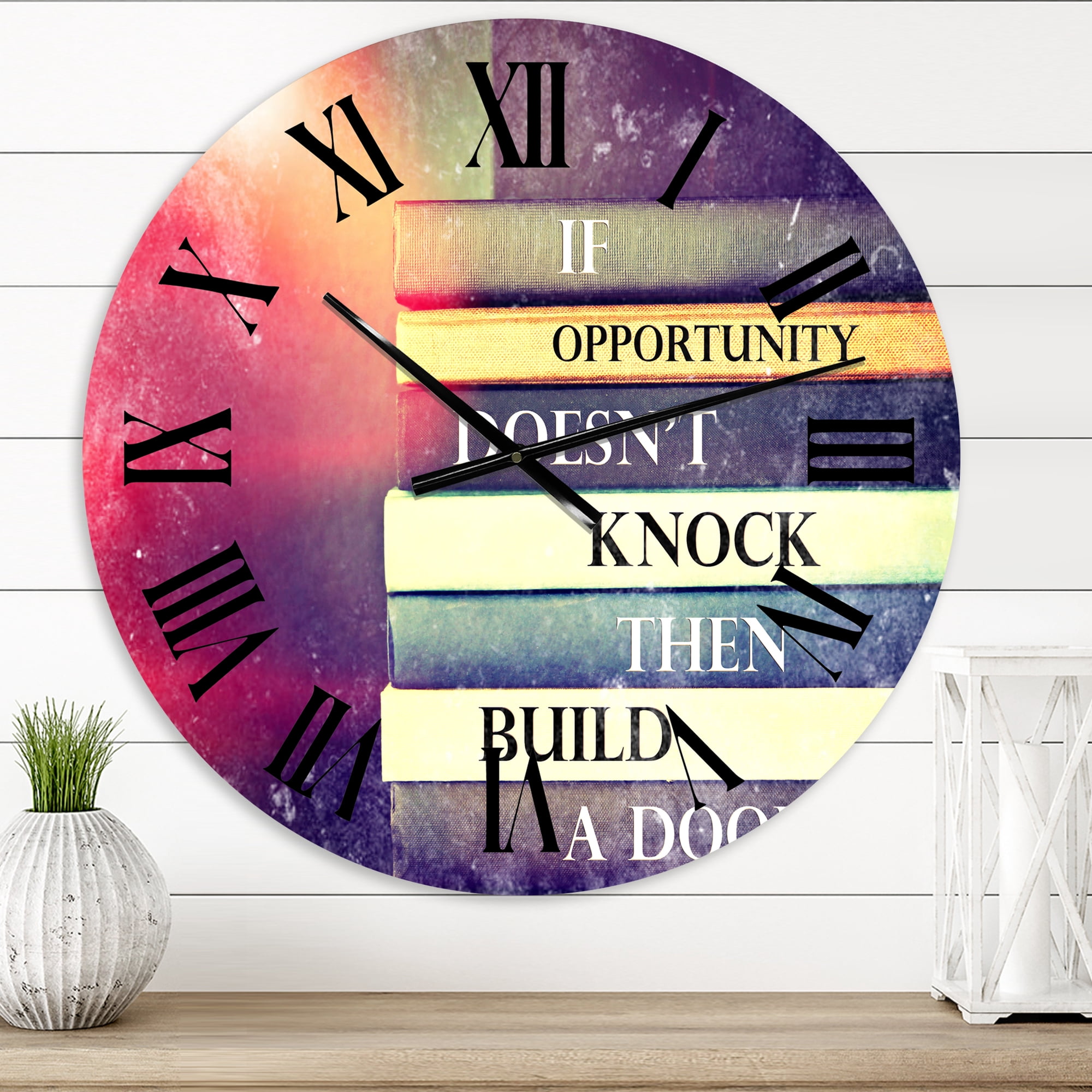 Designart 1 in Traditional Wall Clock