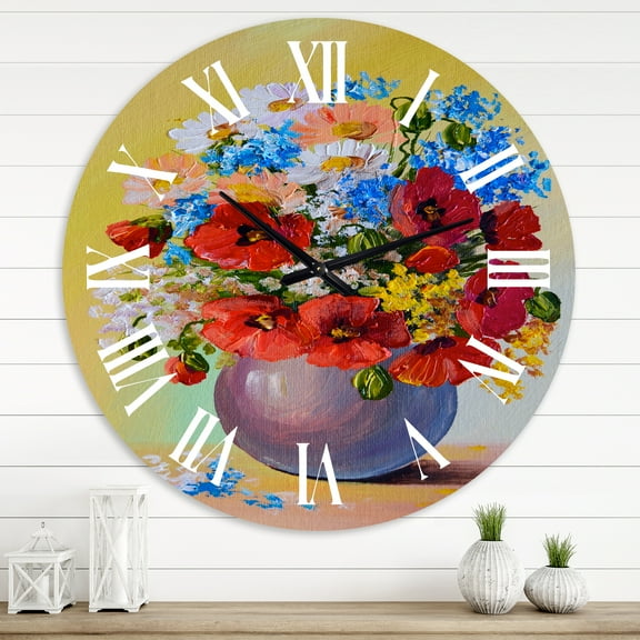 Designart 1 in Traditional Wall Clock
