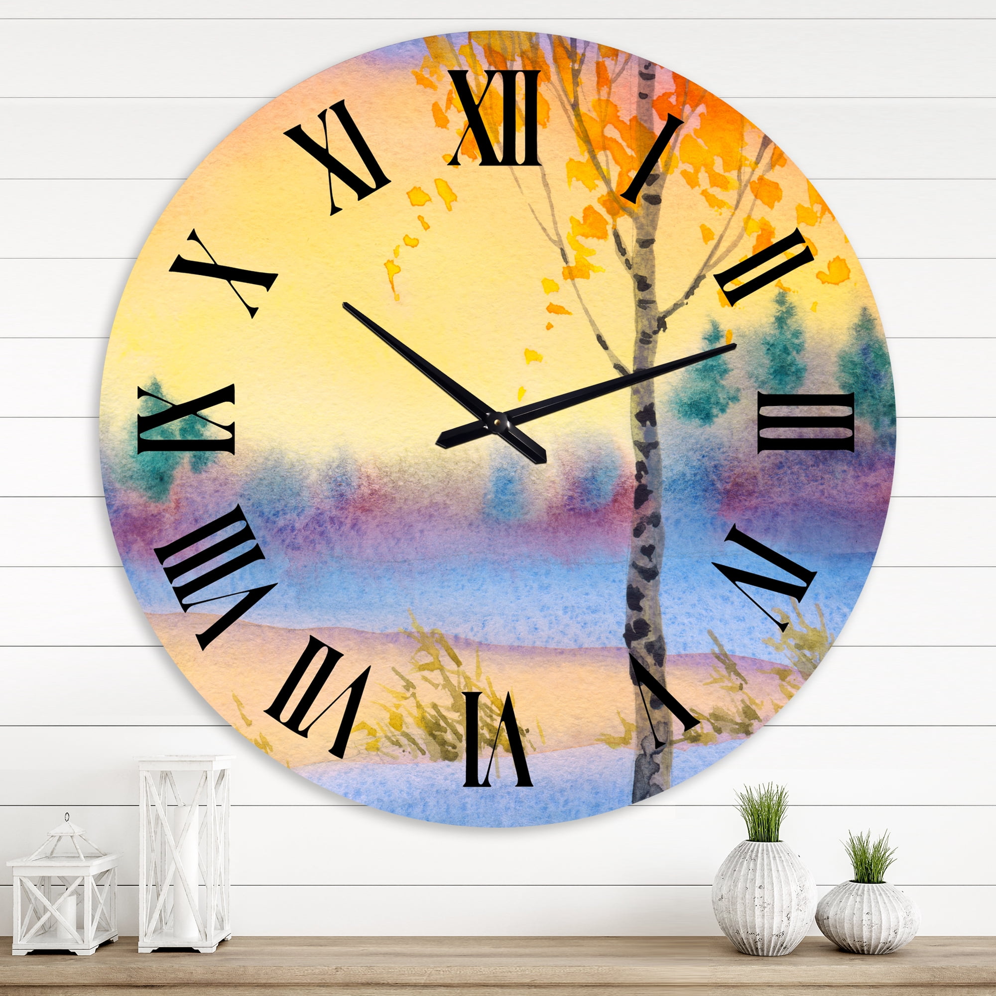 Designart 1 in Traditional Wall Clock